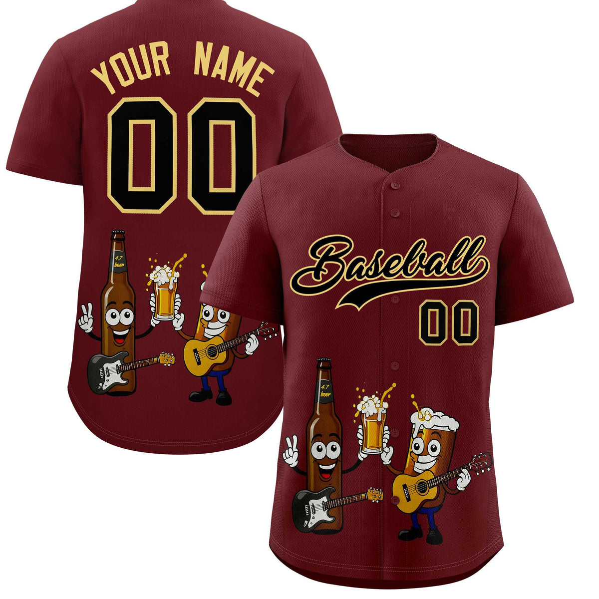 Custom Burgundy Personalized Team Shirts for Parties &amp; Training | KXKSHOP