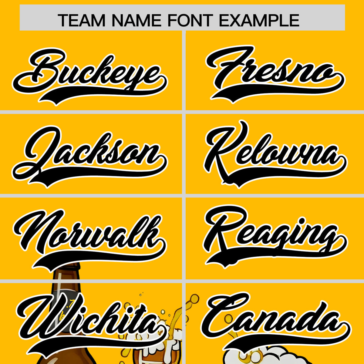 Custom Yellow Personalized Team Shirts for Parties &amp; Training | KXKSHOP