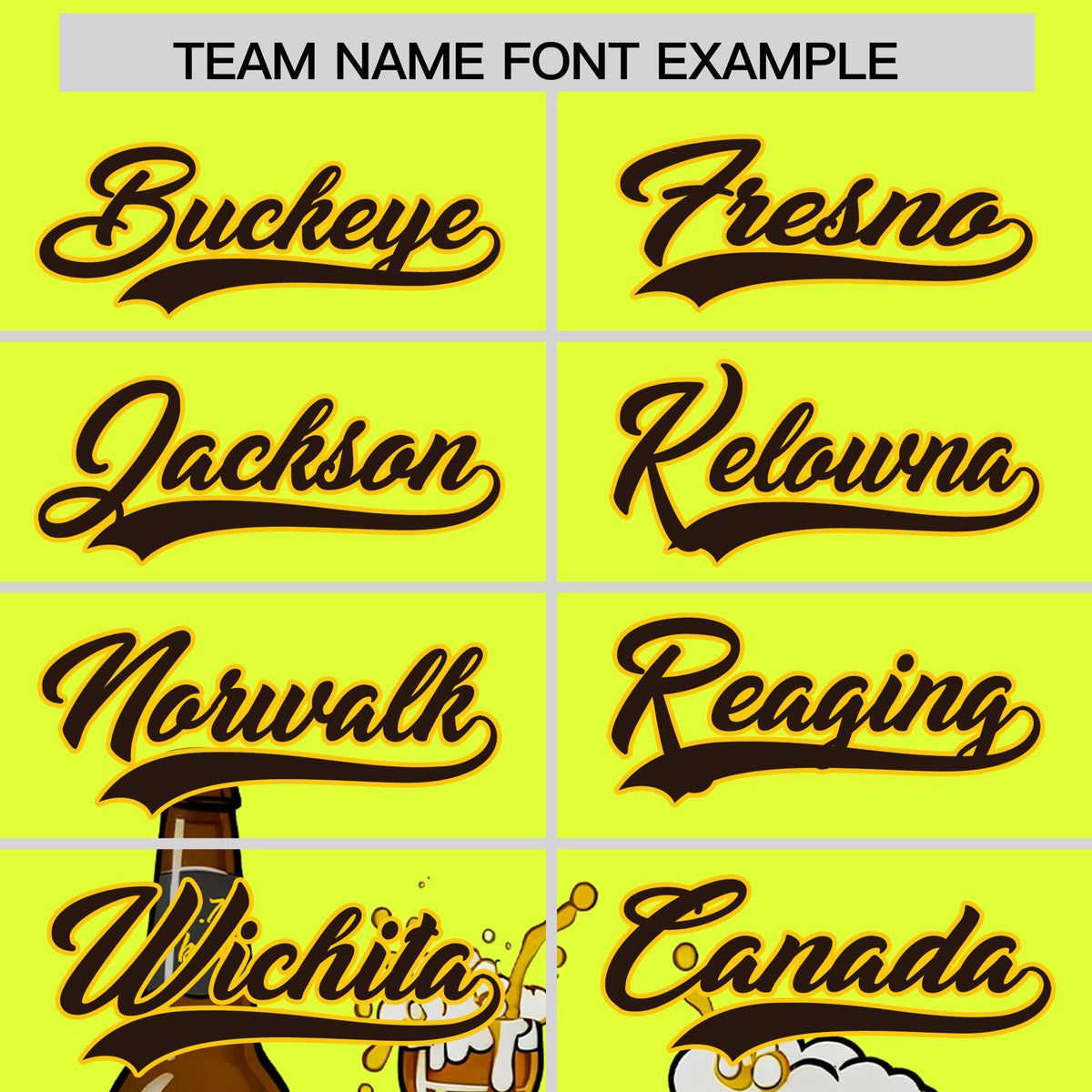 Custom Fluorescent Green Personalized Team Shirts for Parties &amp; Training | KXKSHOP