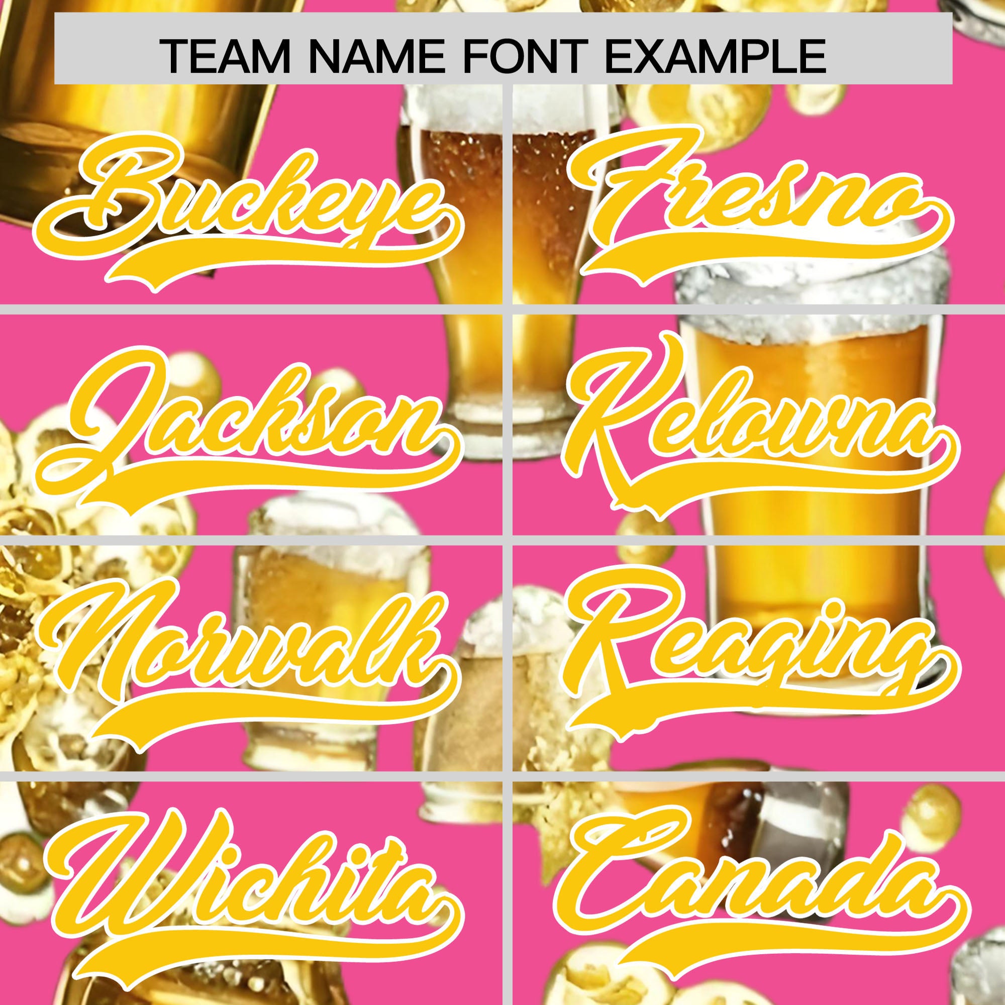 Custom Pink Personalized Team Shirts for Parties & Training | KXKSHOP