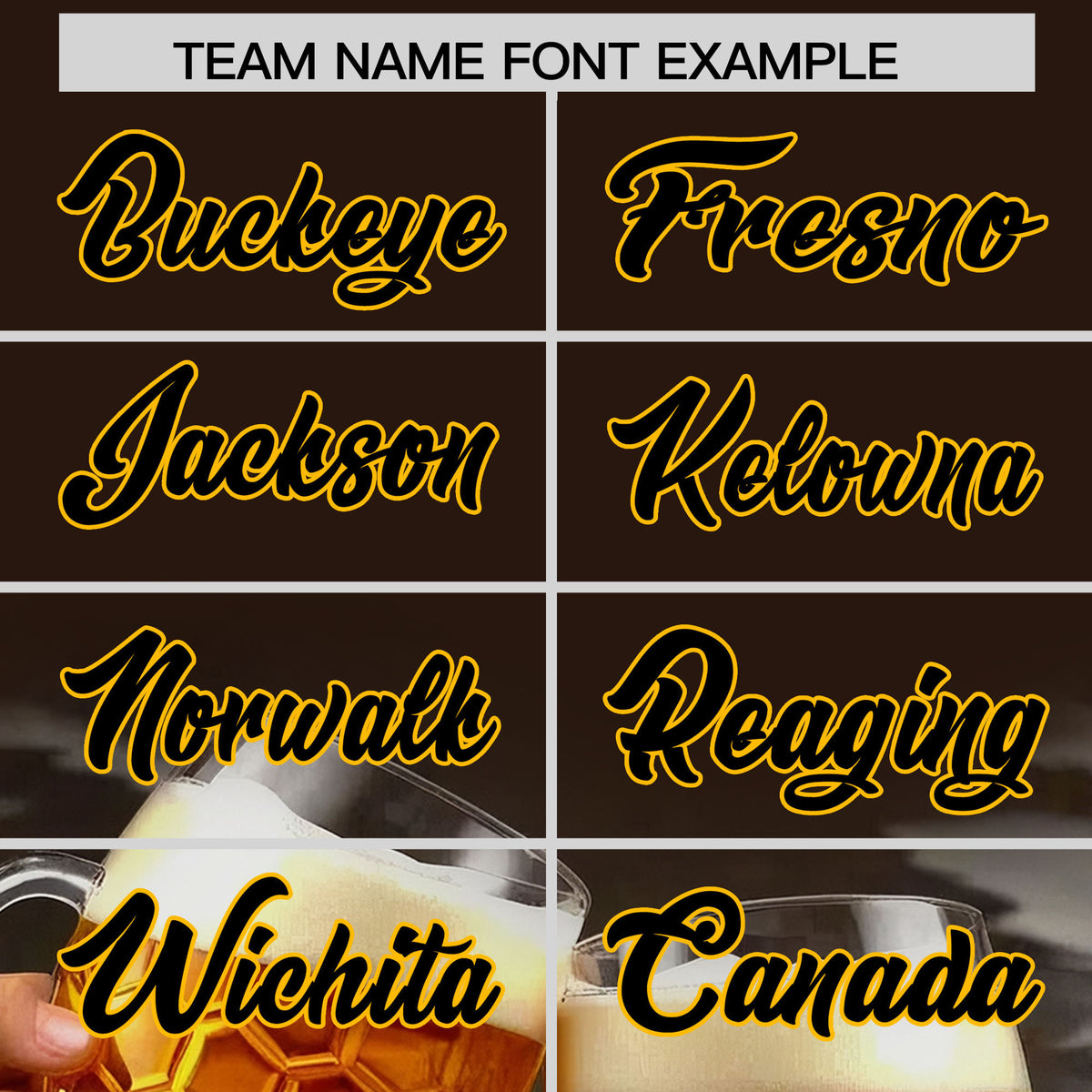 Custom Brown Personalized Team Shirts for Parties &amp; Training | KXKSHOP