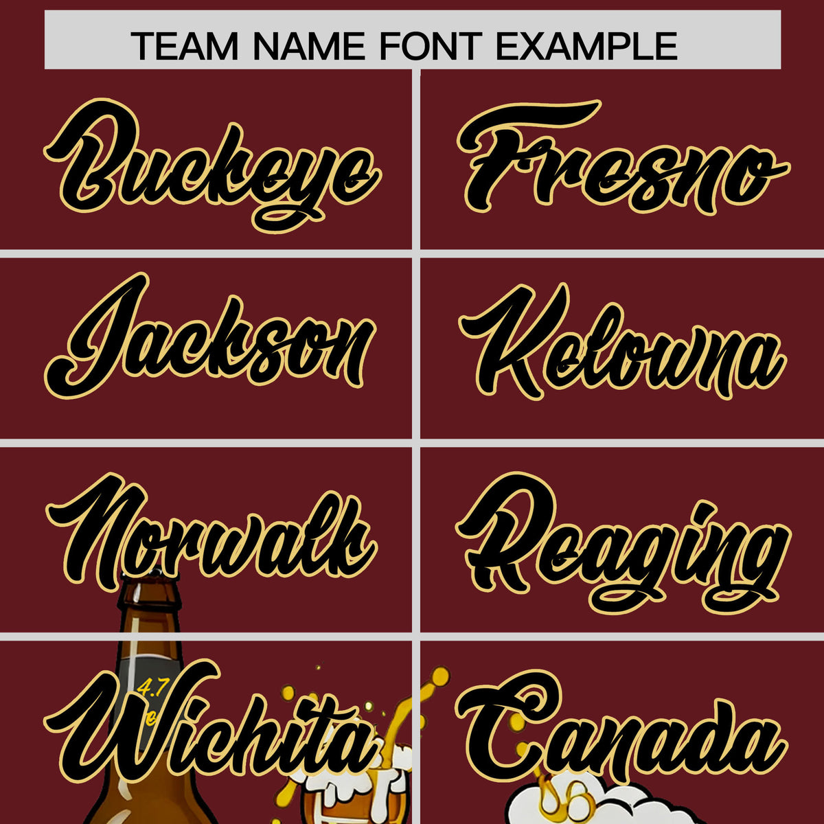 Custom Burgundy Personalized Team Shirts for Parties &amp; Training | KXKSHOP