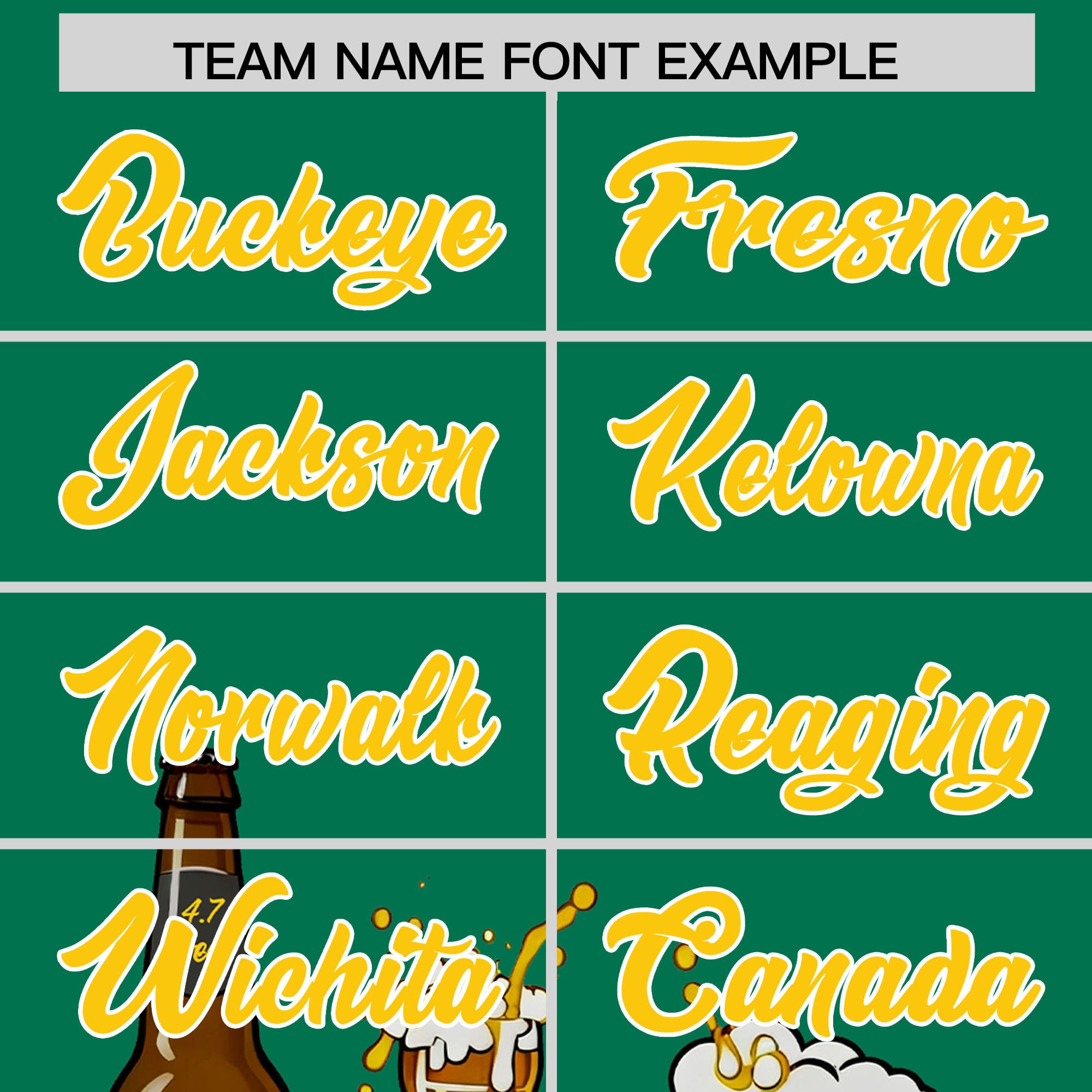 Custom Kelly Green Personalized Team Shirts for Parties & Training | KXKSHOP