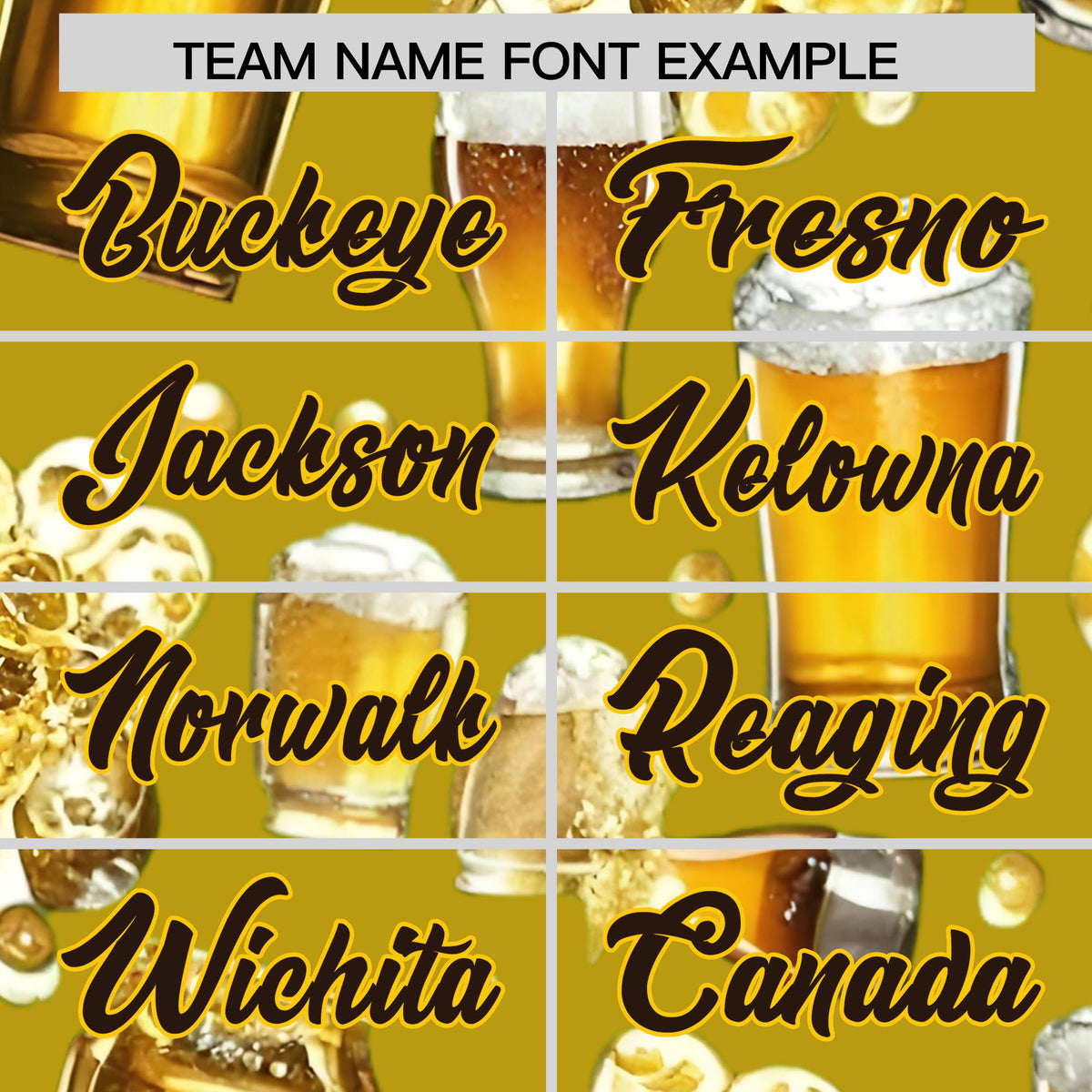 Custom Old Gold Personalized Team Shirts for Parties &amp; Training | KXKSHOP