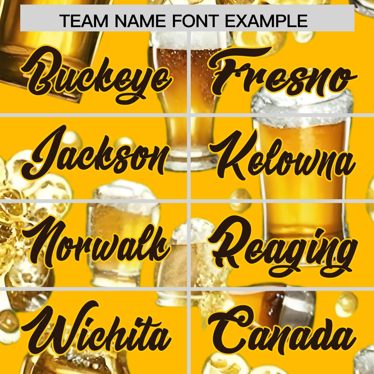 Custom Yellow Personalized Team Shirts for Parties &amp; Training | KXKSHOP