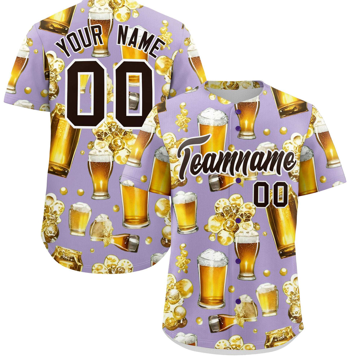 Custom Light Purple Personalized Team Shirts for Parties &amp; Training | KXKSHOP