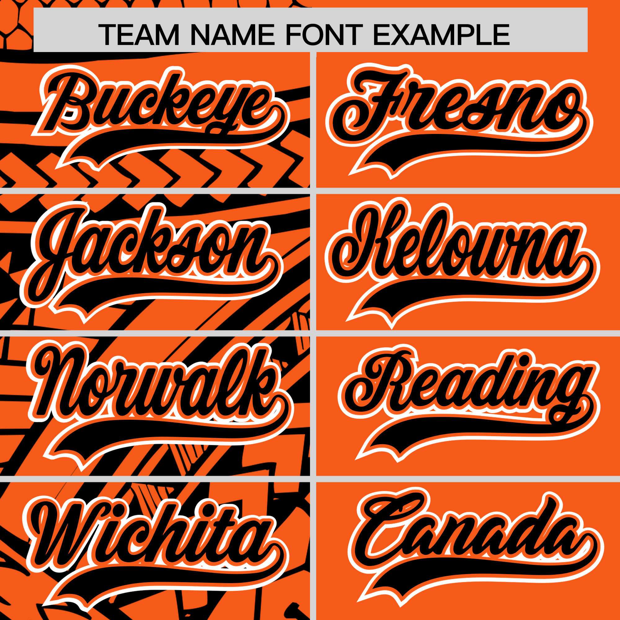 Custom Orange Black Split Fashion Tribal Pattern Authentic Baseball Jersey