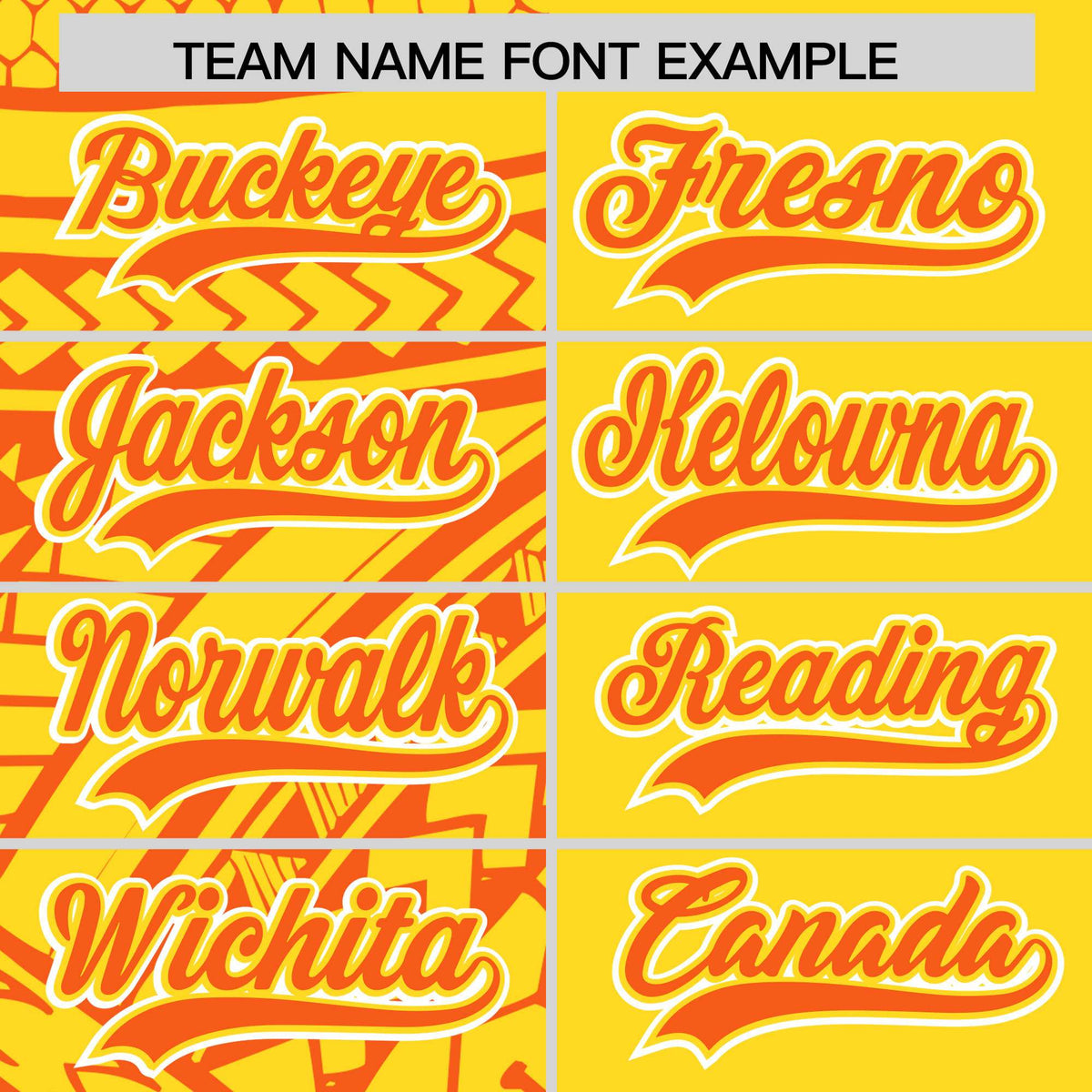 Custom Gold Orange Split Fashion Tribal Pattern Authentic Baseball Jersey