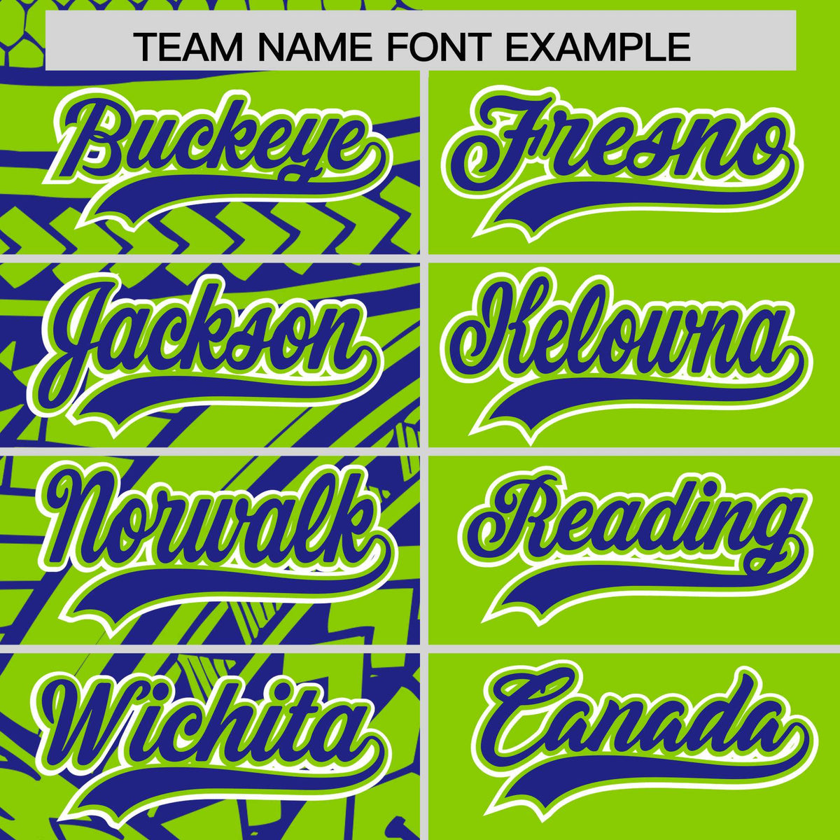 Custom Neon Green Royal Split Fashion Tribal Pattern Authentic Baseball Jersey