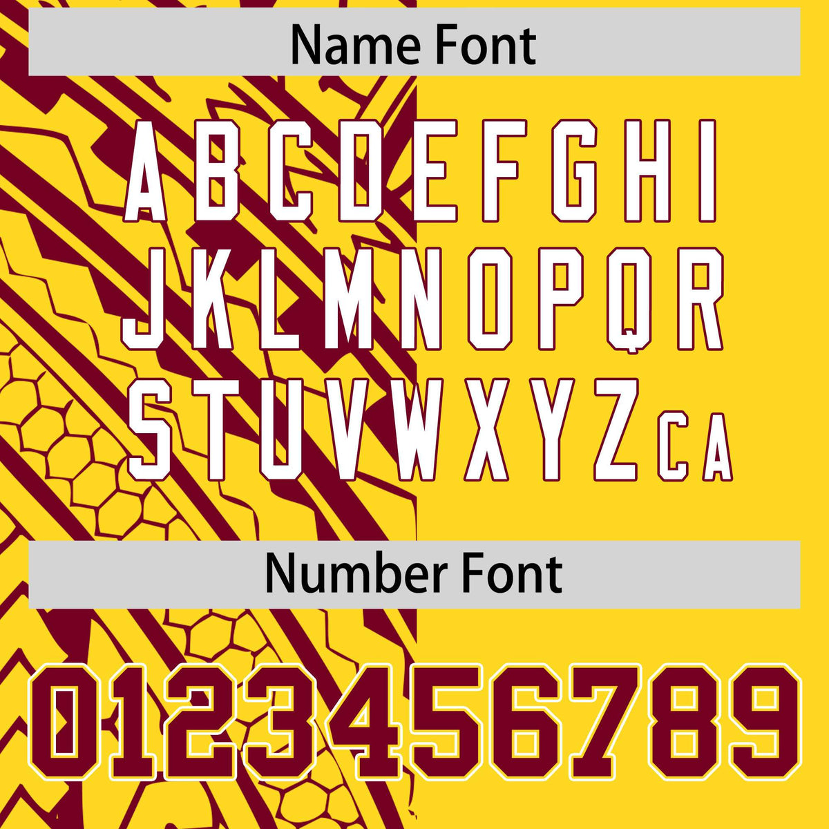 Custom Gold Crimson Split Fashion Tribal Pattern Authentic Baseball Jersey