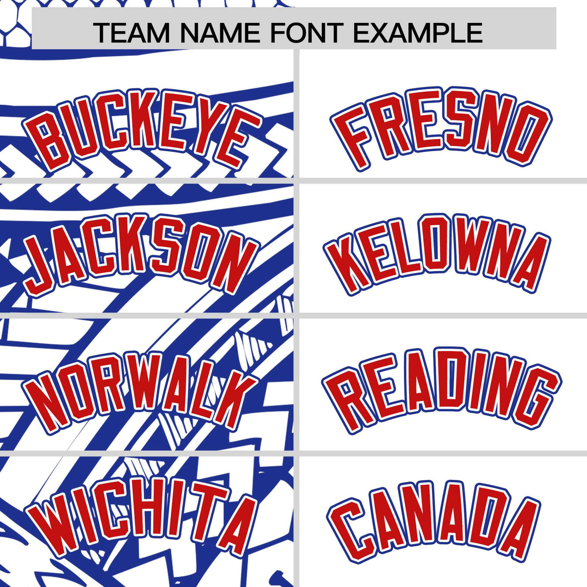 Custom White Royal Split Fashion Tribal Pattern Authentic Baseball Jersey