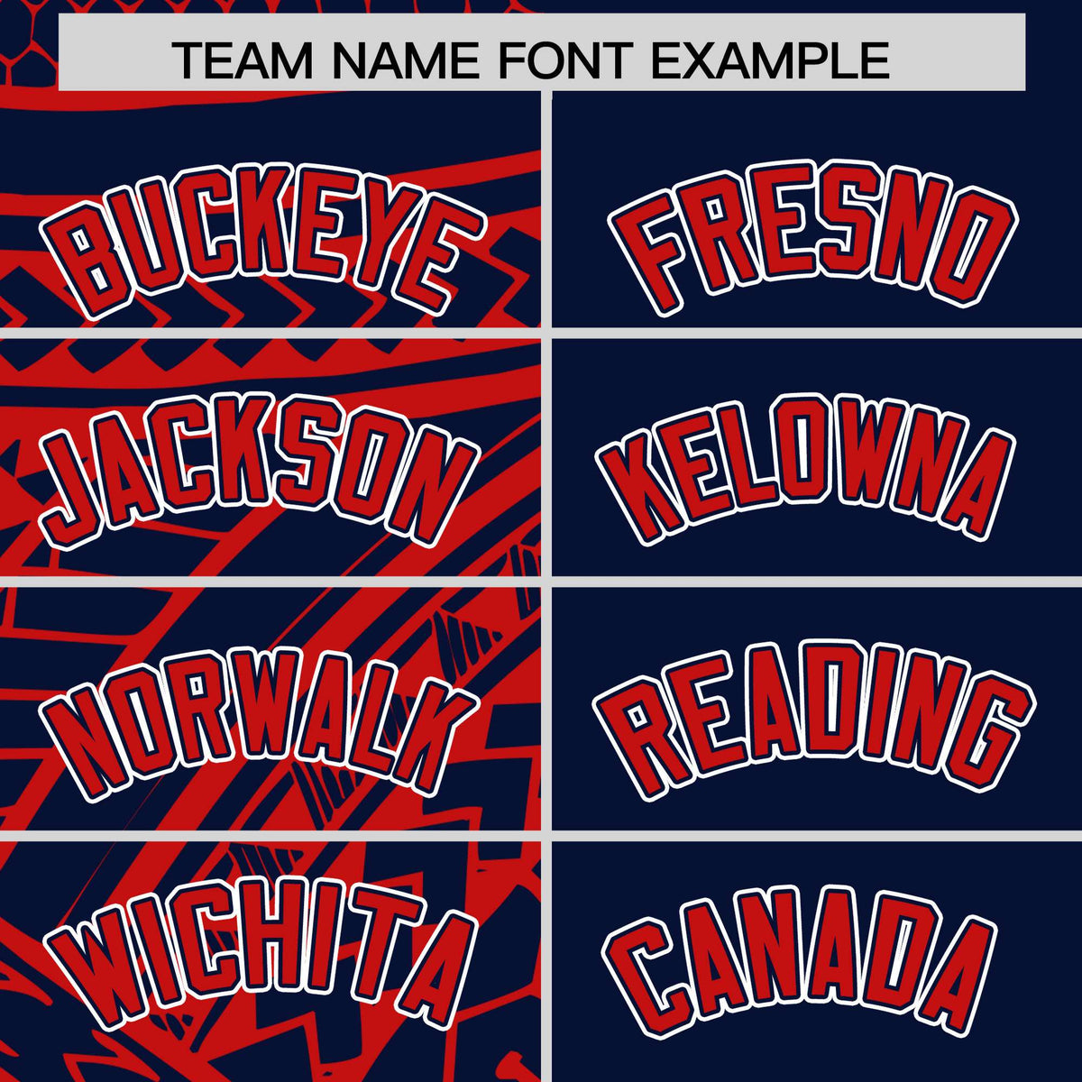 Custom Red Navy Split Fashion Tribal Pattern Authentic Baseball Jersey