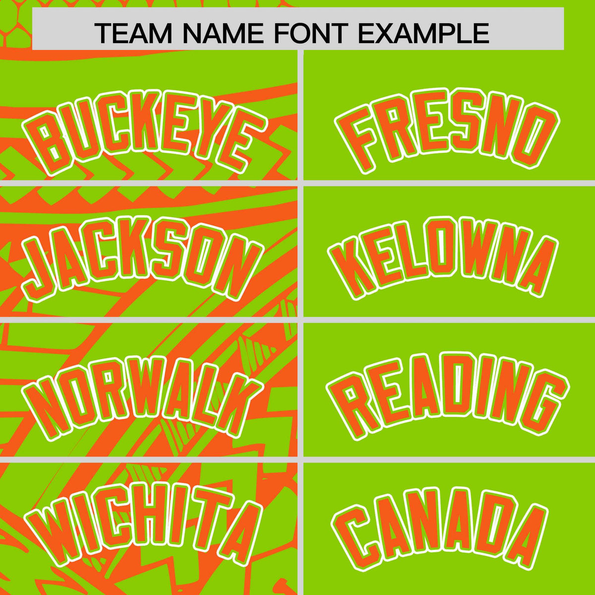 Custom Neon Green Orange Split Fashion Tribal Pattern Authentic Baseball Jersey