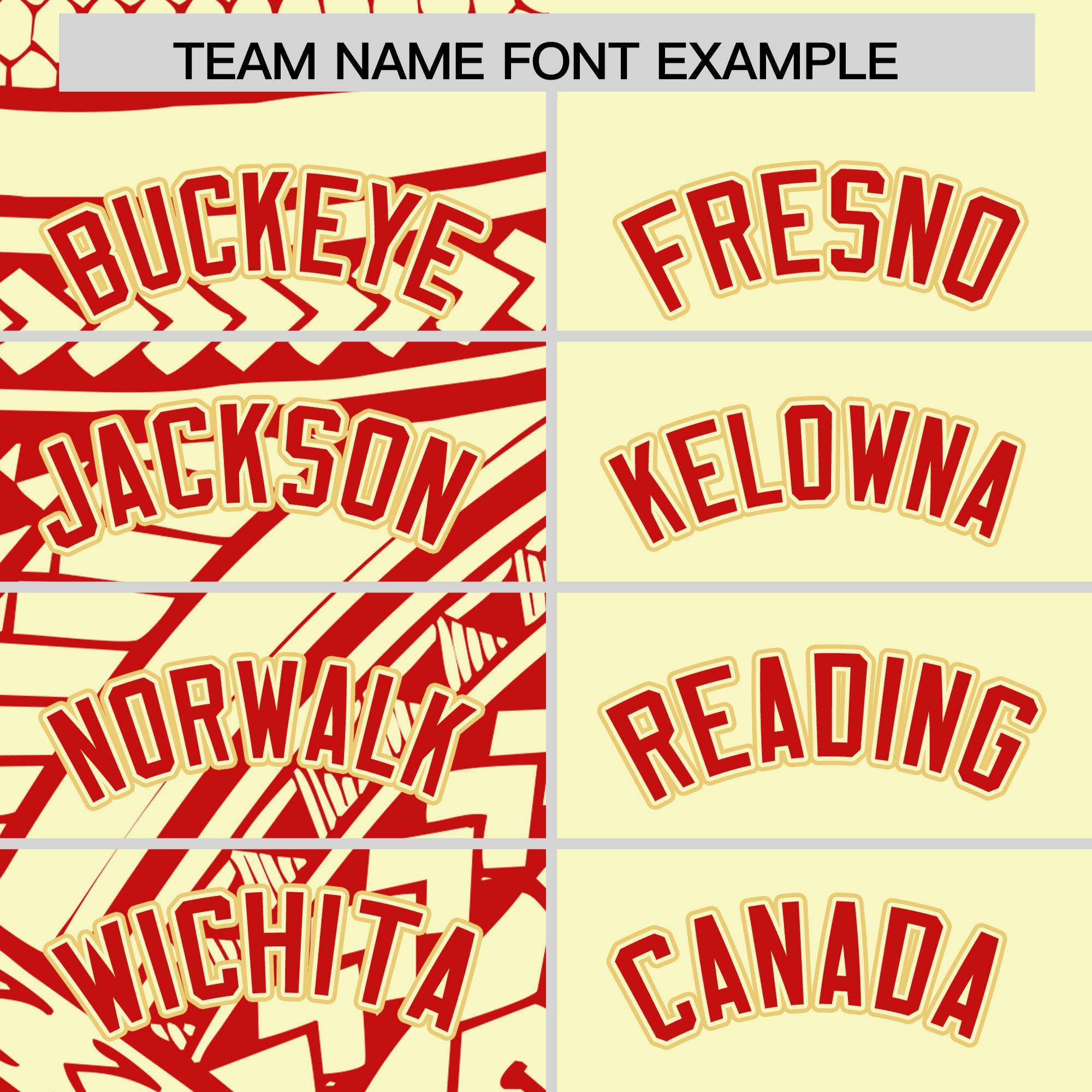 Custom Cream Red Split Fashion Tribal Pattern Authentic Baseball Jersey