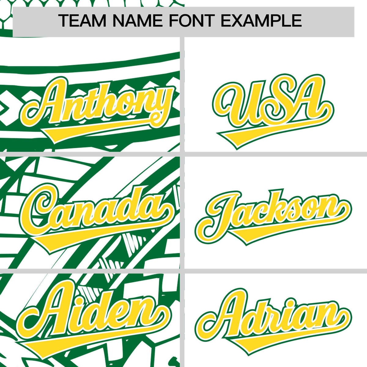 Custom White Kelly Green Split Fashion Tribal Pattern Authentic Baseball Jersey