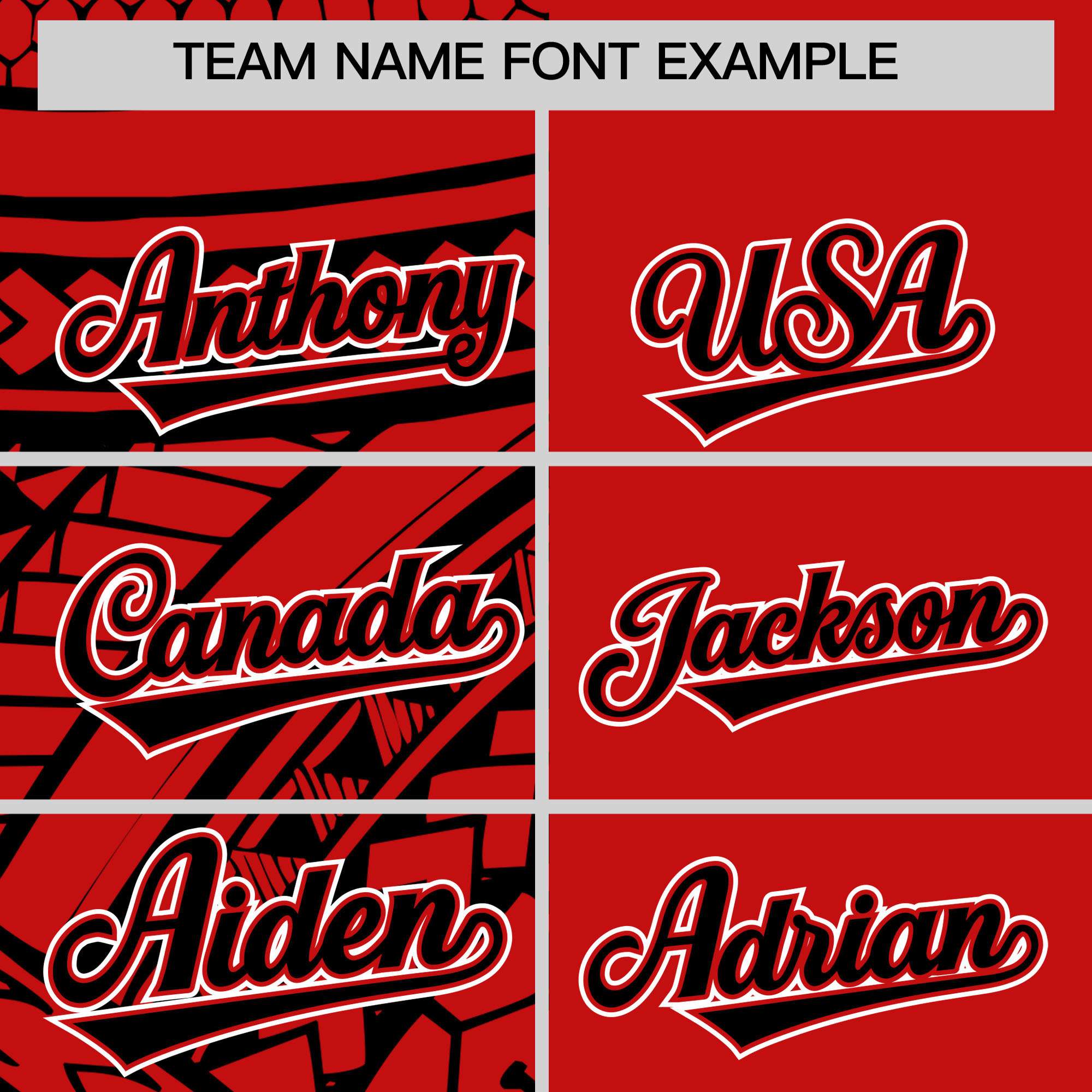 Custom Red Black Split Fashion Tribal Pattern Authentic Baseball Jersey