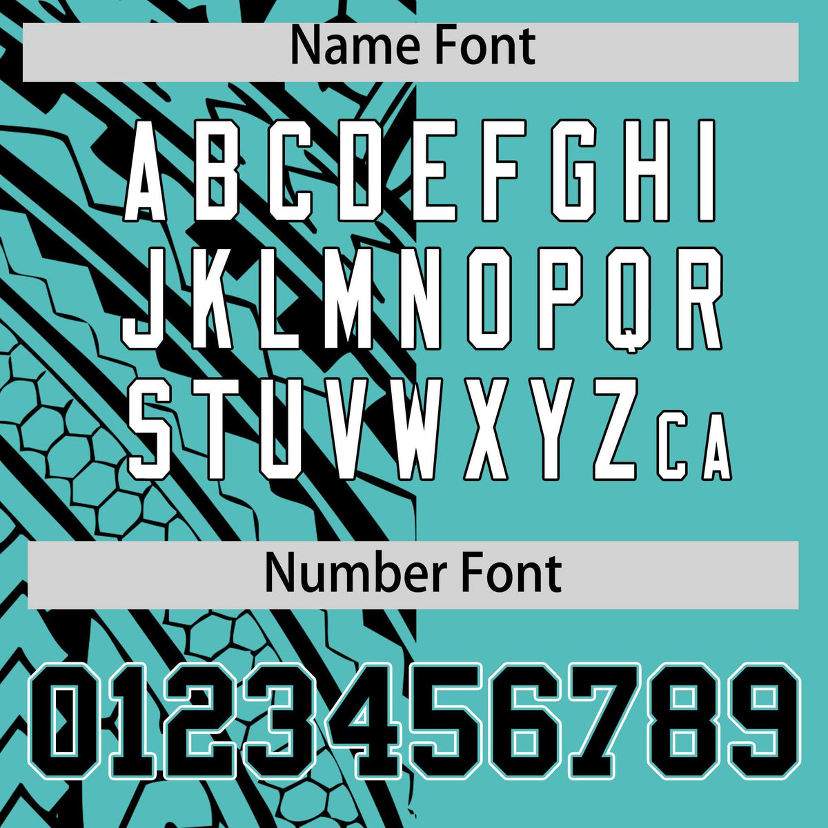 Custom Aqua Black Split Fashion Tribal Pattern Authentic Baseball Jersey