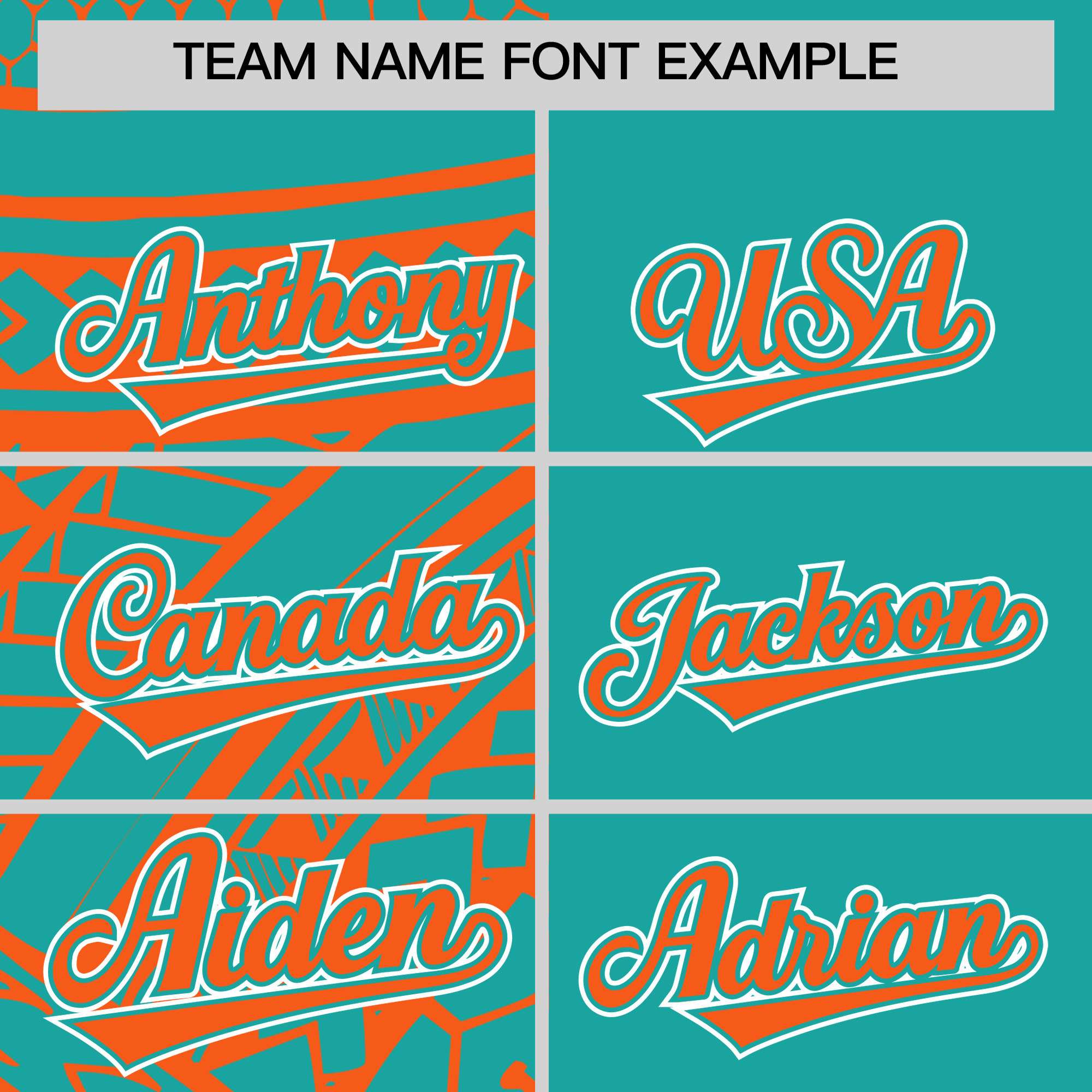 Custom Aqua Orange Split Fashion Tribal Pattern Authentic Baseball Jersey