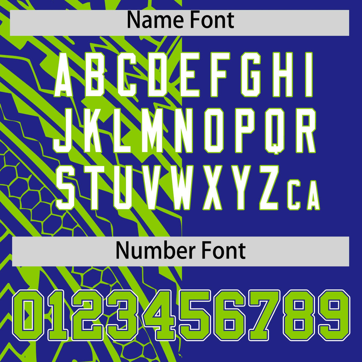 Custom Royal Neon Green Split Fashion Tribal Pattern Authentic Baseball Jersey