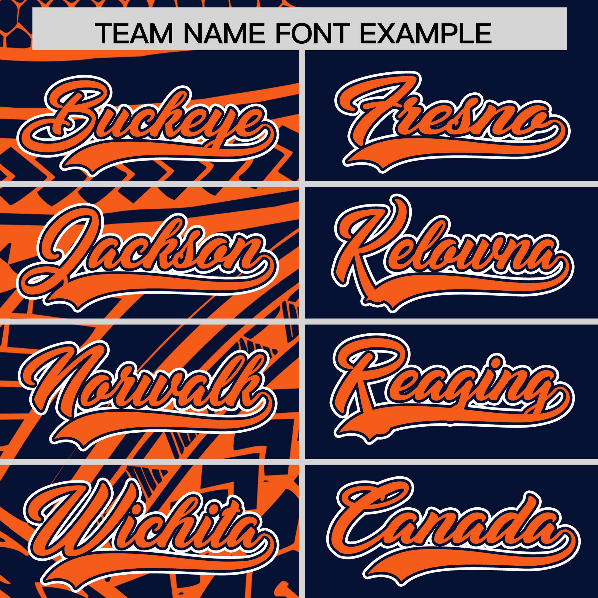 Custom Navy Orange Split Fashion Tribal Pattern Authentic Baseball Jersey