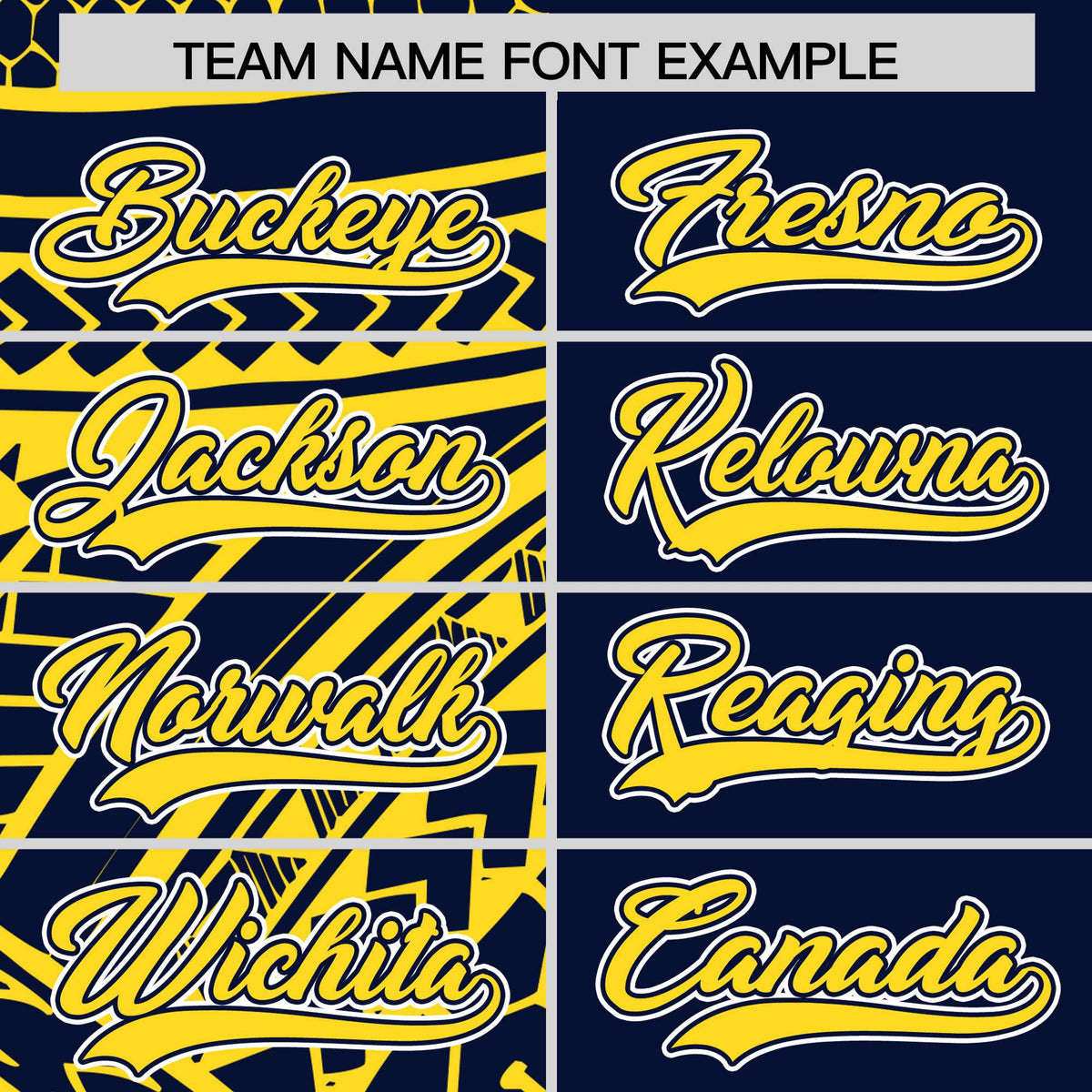 Custom Navy Gold Split Fashion Tribal Pattern Authentic Baseball Jersey