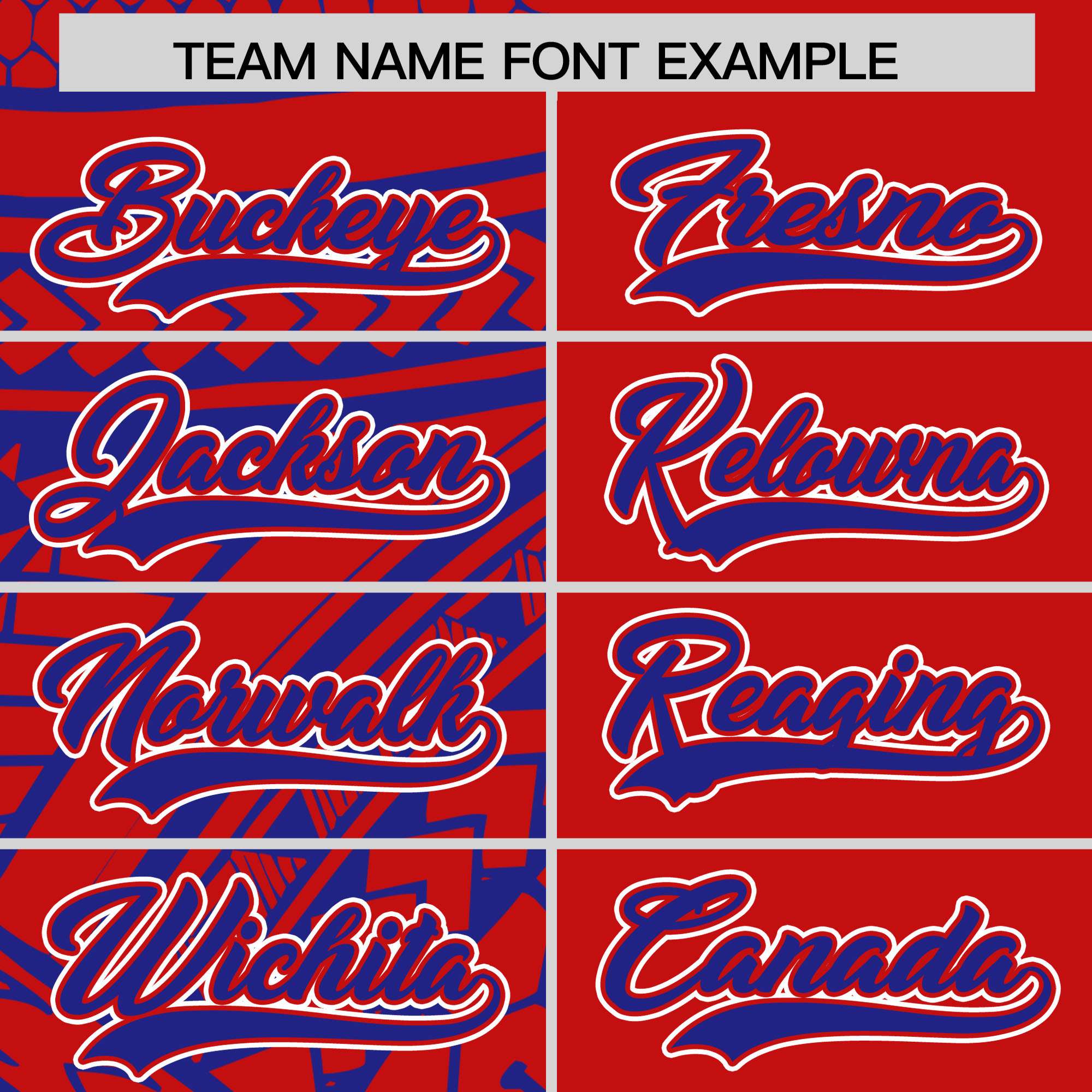 Custom Red Royal Split Fashion Tribal Pattern Authentic Baseball Jersey