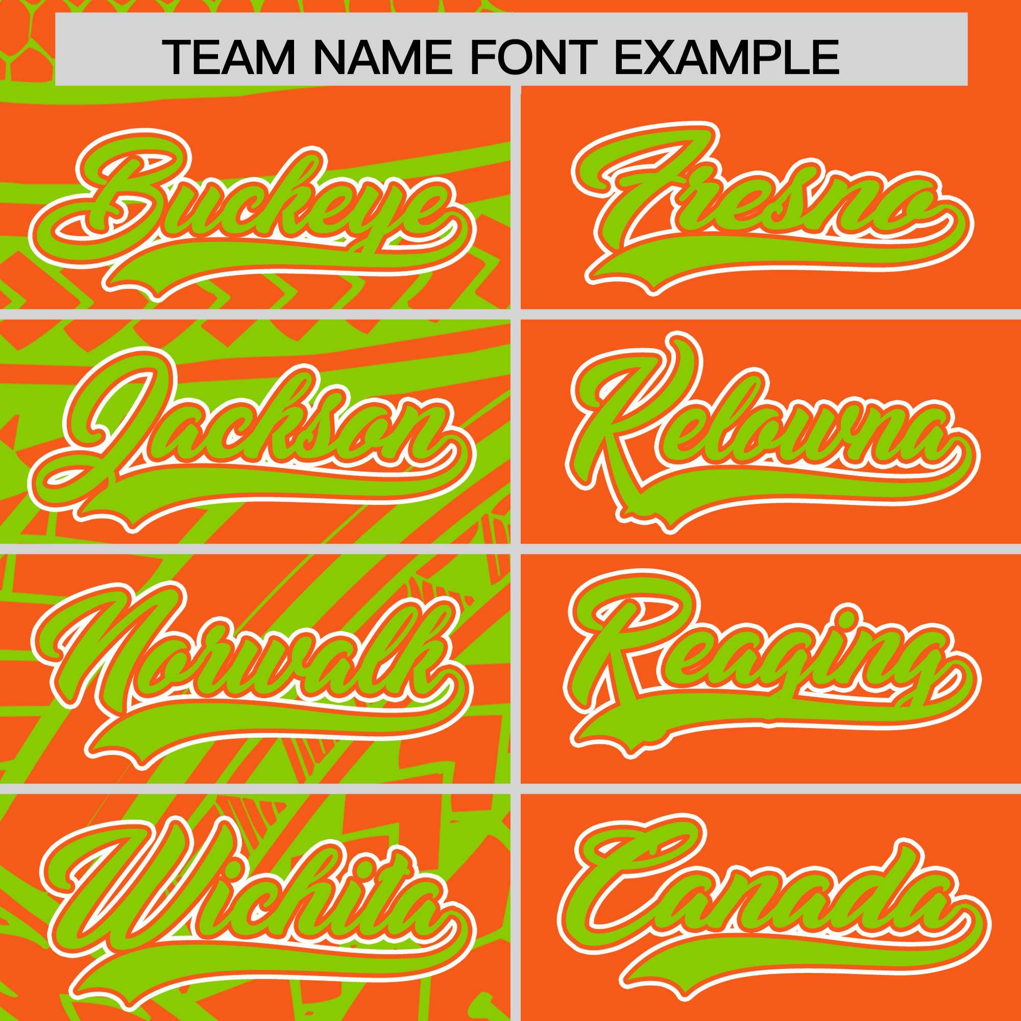 Custom Orange Neon Green Split Fashion Tribal Pattern Authentic Baseball Jersey