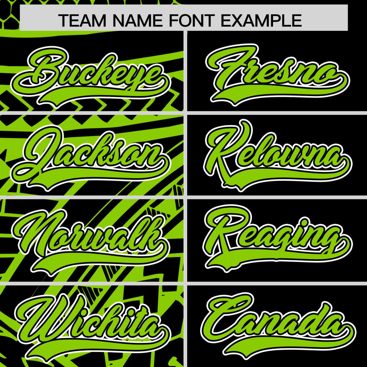 Custom Black Neon Green Split Fashion Tribal Pattern Authentic Baseball Jersey