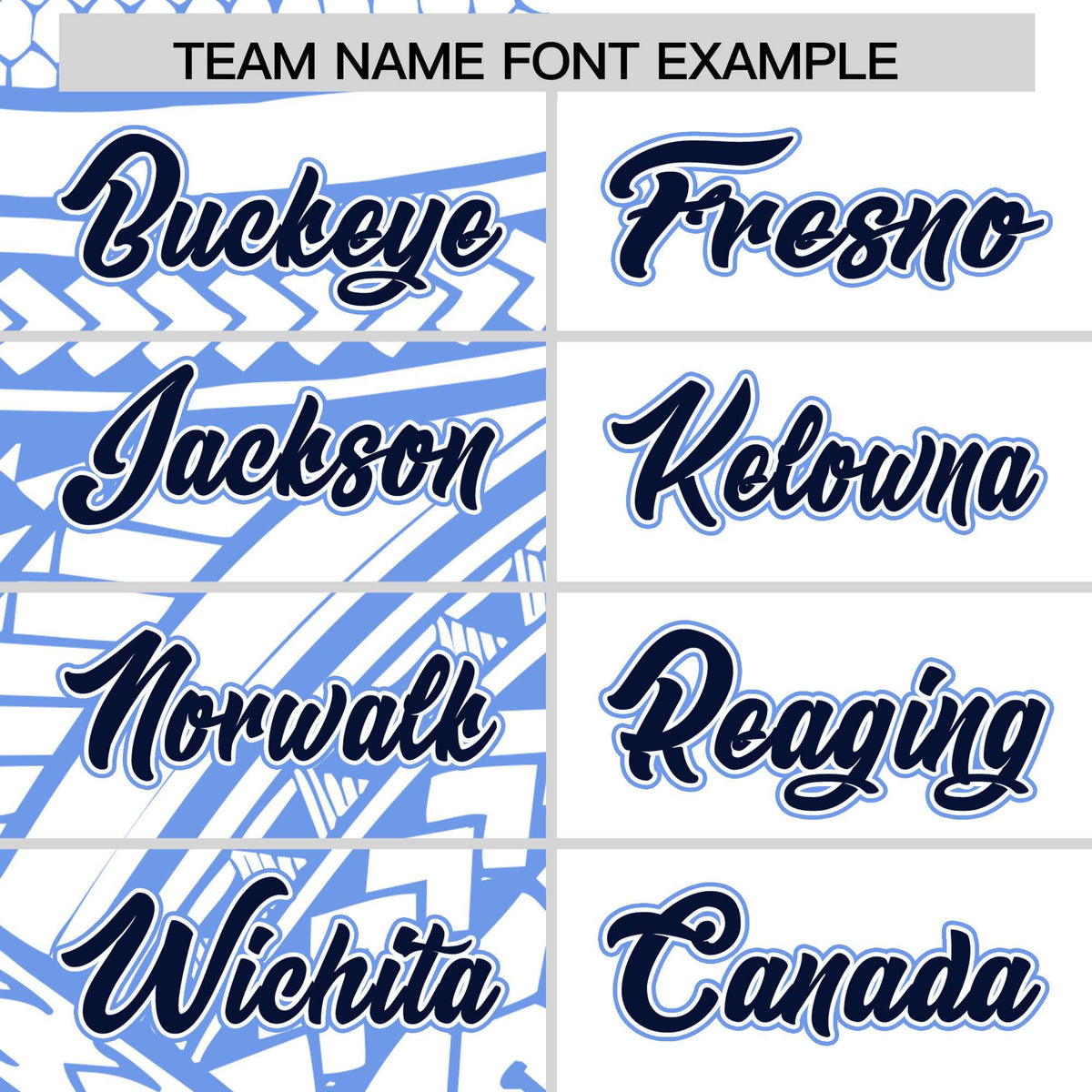 Custom Light Blue Navy Split Fashion Tribal Pattern Authentic Baseball Jersey