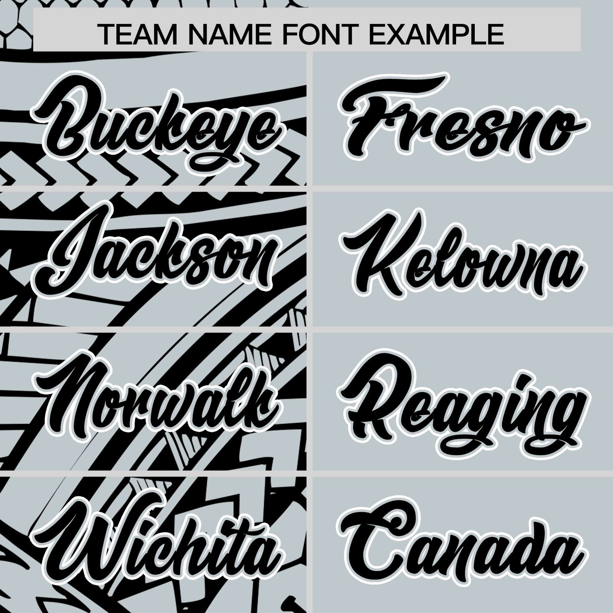 Custom Silver Black Split Fashion Tribal Pattern Authentic Baseball Jersey