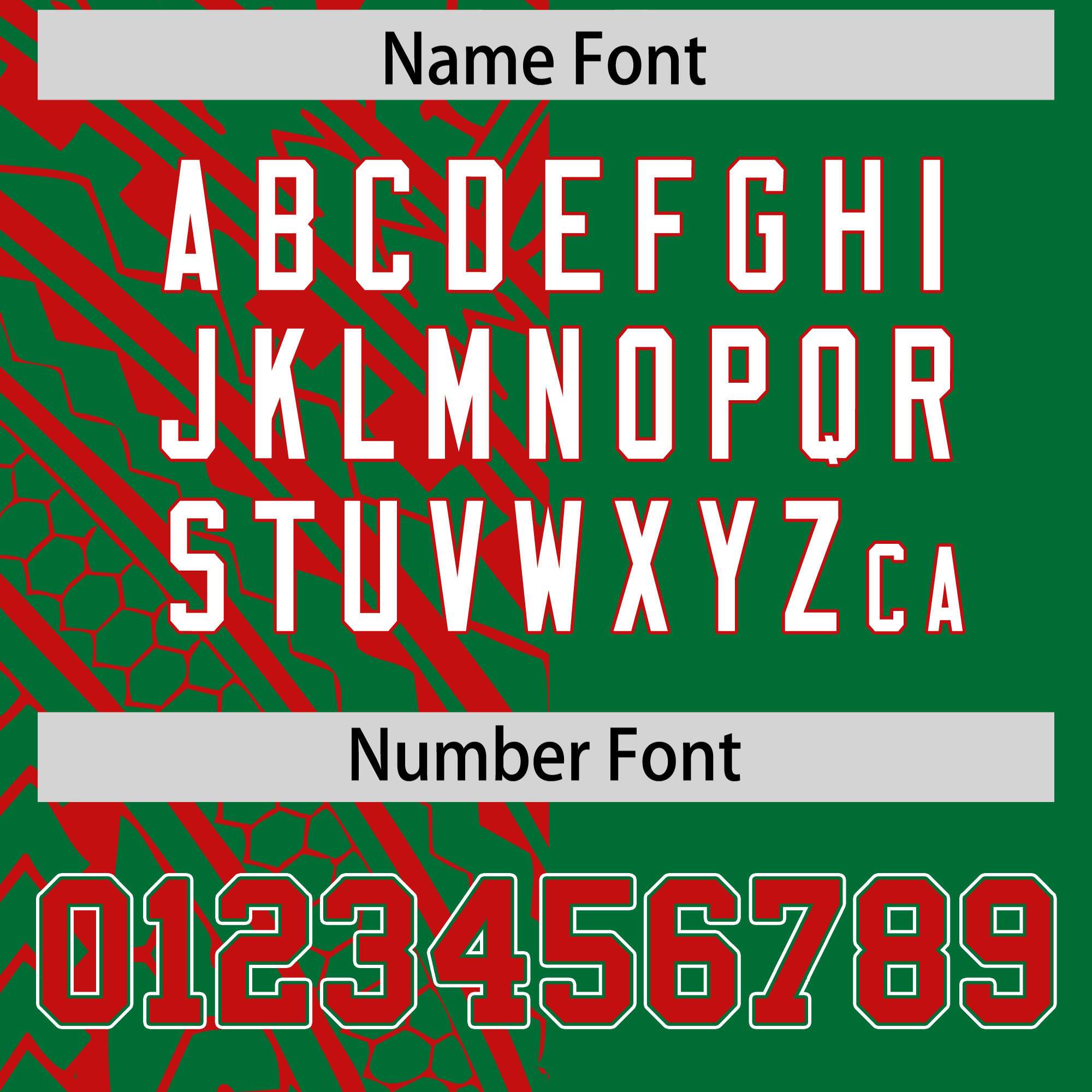 Custom Red Kelly Green Split Fashion Tribal Pattern Authentic Baseball Jersey