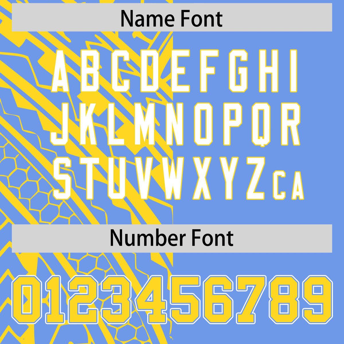 Custom Light Blue Gold Split Fashion Tribal Pattern Authentic Baseball Jersey