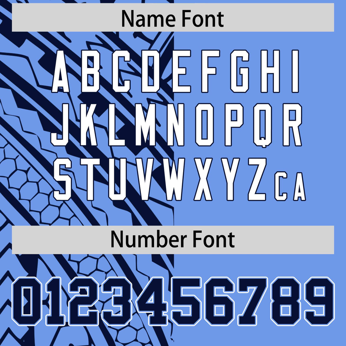 Custom Light Blue Navy Split Fashion Tribal Pattern Authentic Baseball Jersey