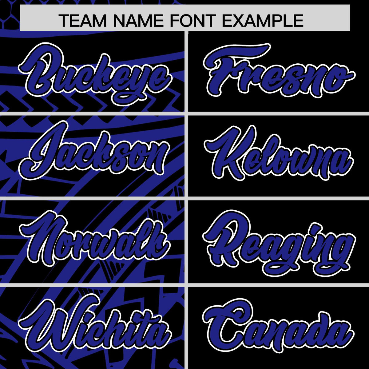 Custom Black Royal Split Fashion Tribal Pattern Authentic Baseball Jersey