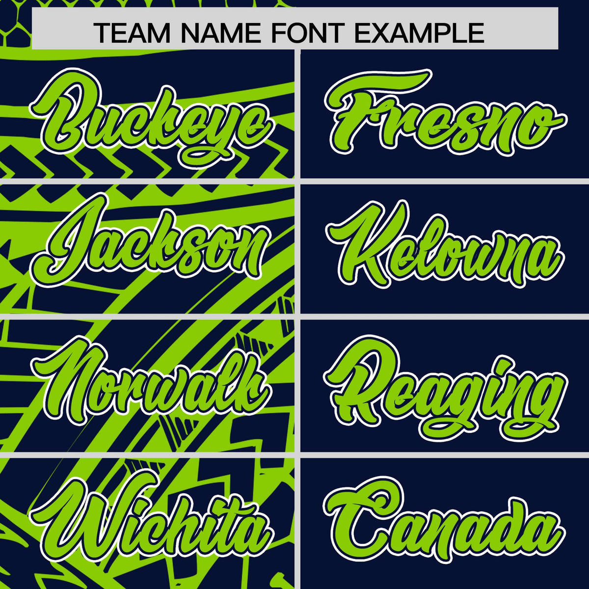 Custom Navy Neon Green Split Fashion Tribal Pattern Authentic Baseball Jersey