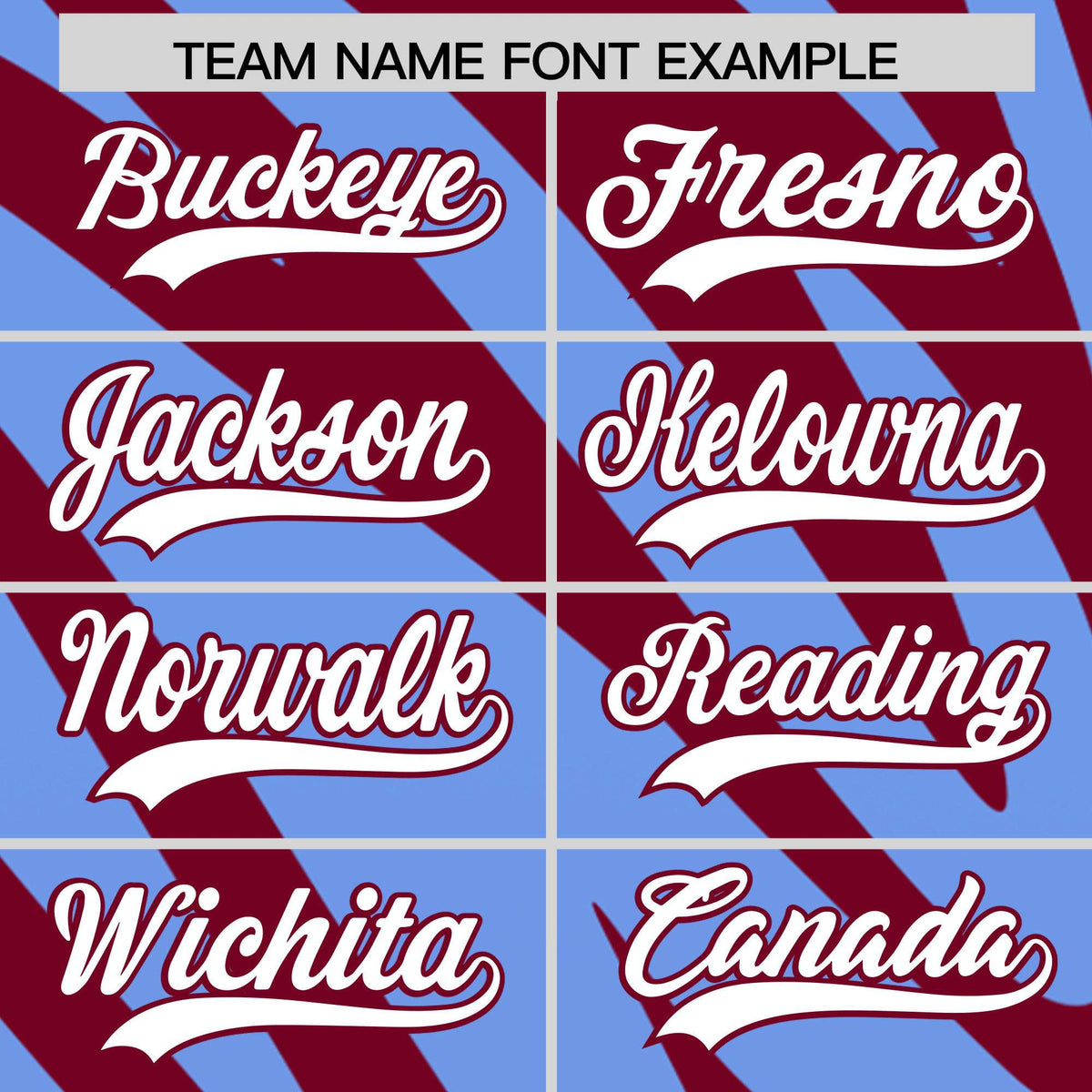 Custom Light Blue Crimson Tiger Stripe Gradient Animal Print Personalized Team Shirt Baseball Jersey