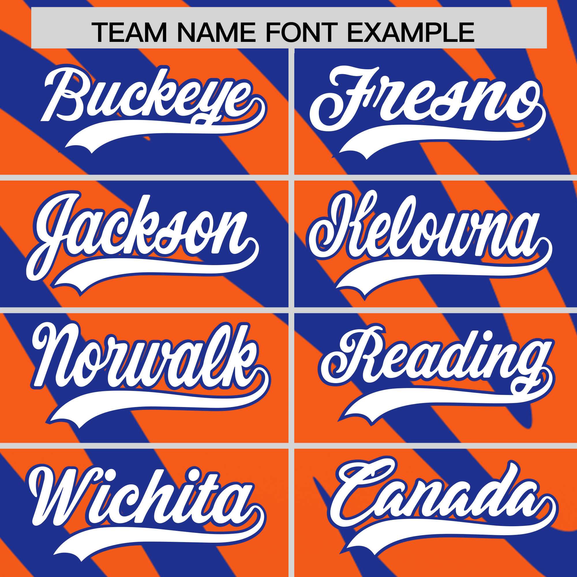 Custom Royal Orange Tiger Stripe Gradient Animal Print Personalized Team Shirt Baseball Jersey