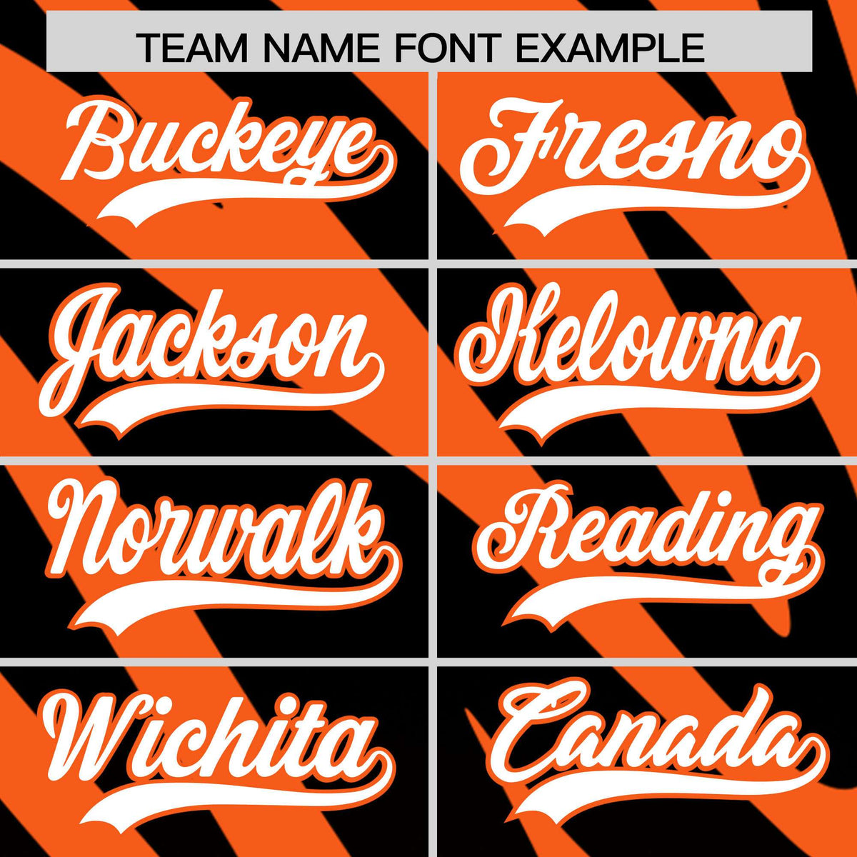 Custom Black Orange Tiger Stripe Gradient Animal Print Personalized Team Shirt Baseball Jersey