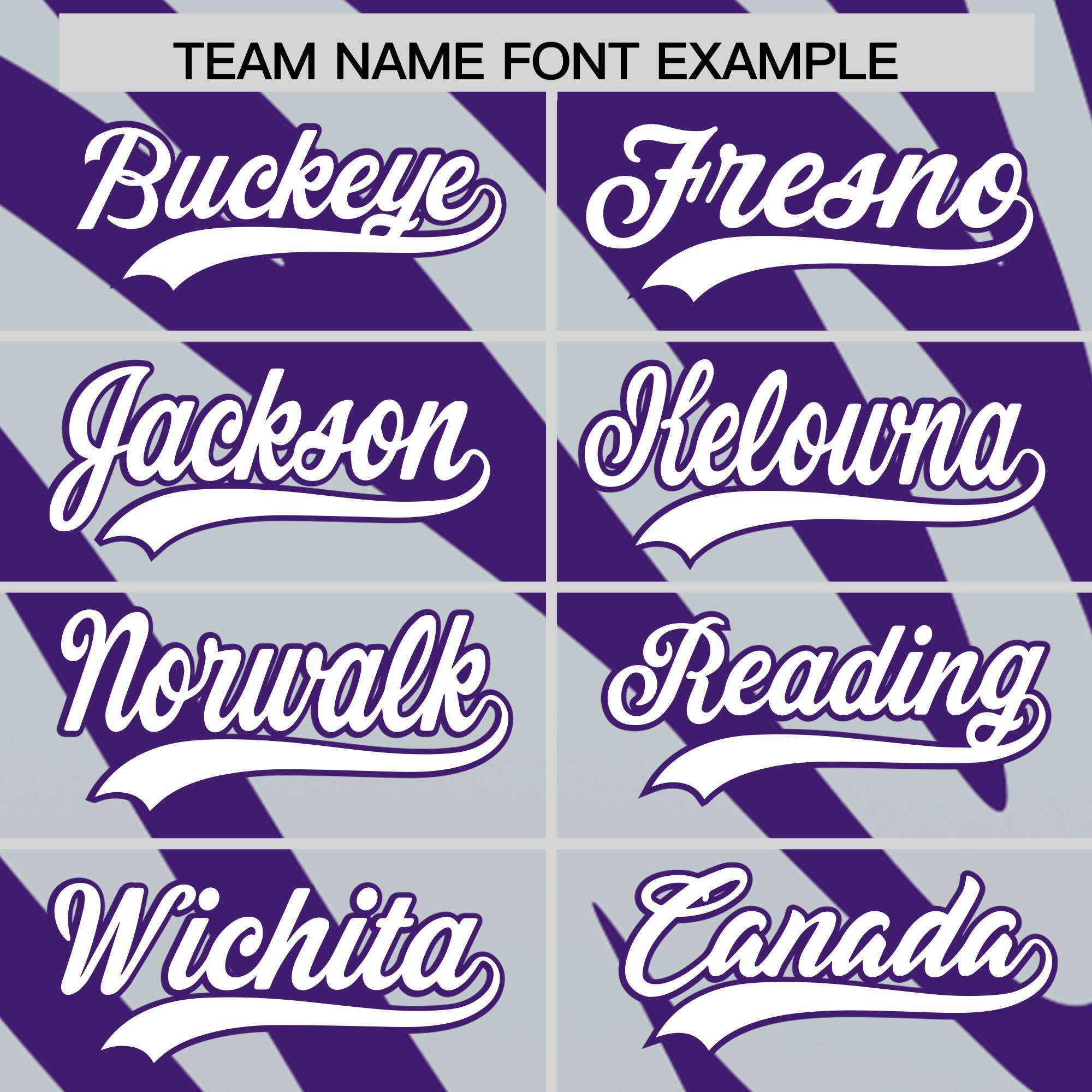 Custom Purple Silver Tiger Stripe Gradient Animal Print Personalized Team Shirt Baseball Jersey