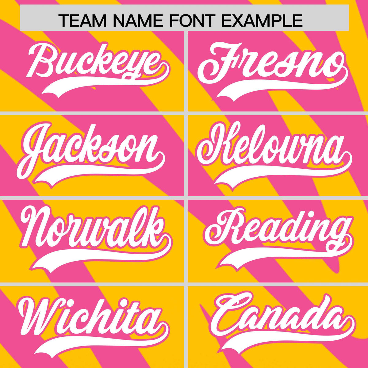 Custom Pink Gold Tiger Stripe Gradient Animal Print Personalized Team Shirt Baseball Jersey