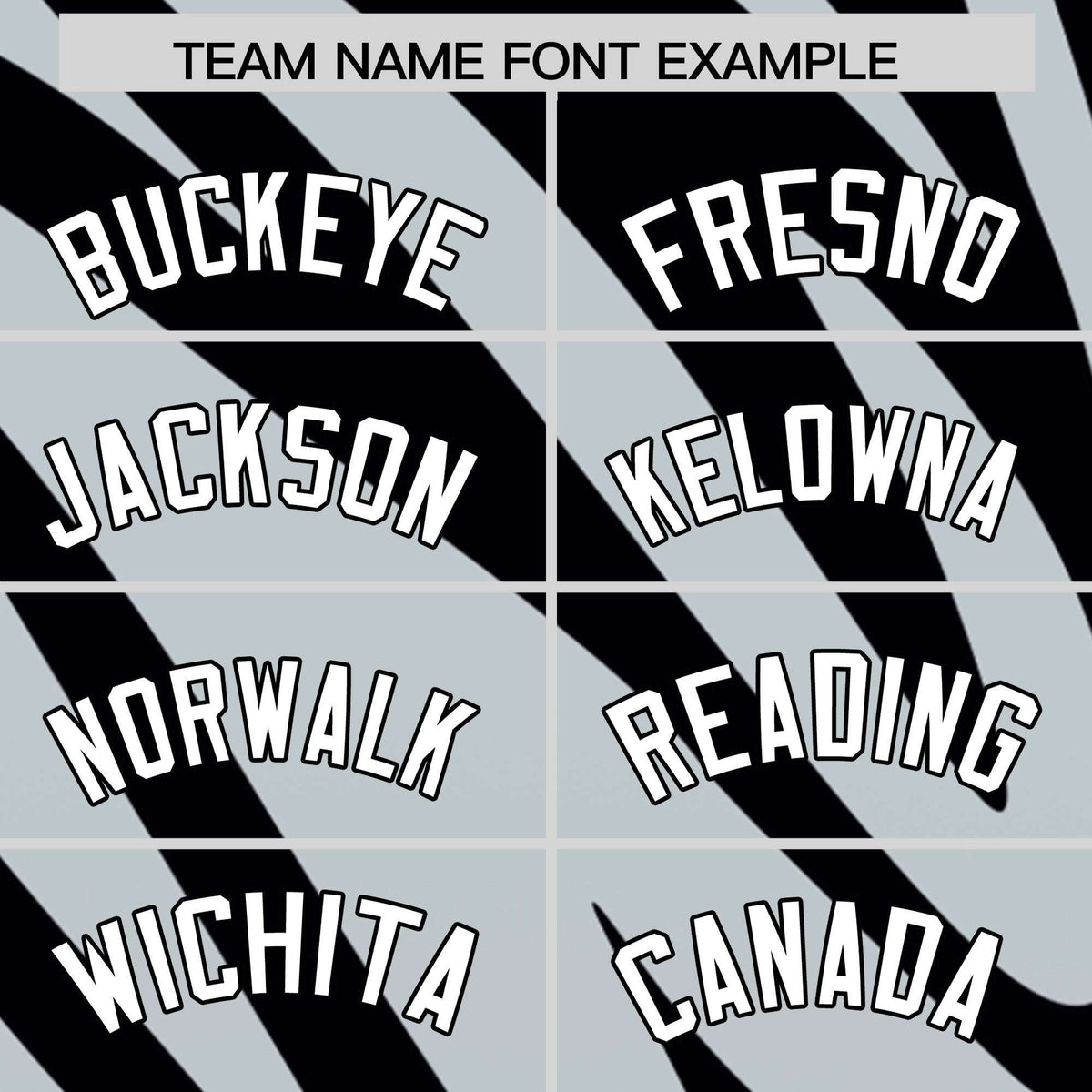 Custom Silver Black Tiger Stripe Gradient Animal Print Personalized Team Shirt Baseball Jersey