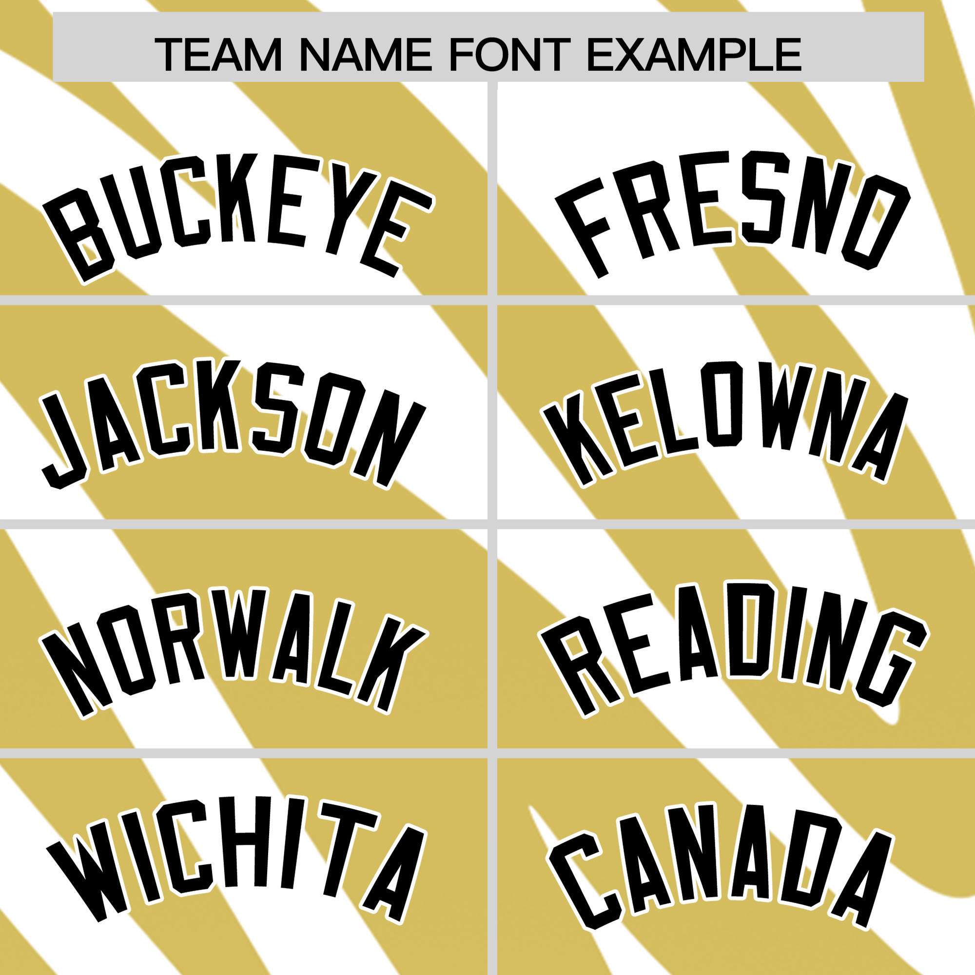 Custom Old Gold White Tiger Stripe Gradient Animal Print Personalized Team Shirt Baseball Jersey