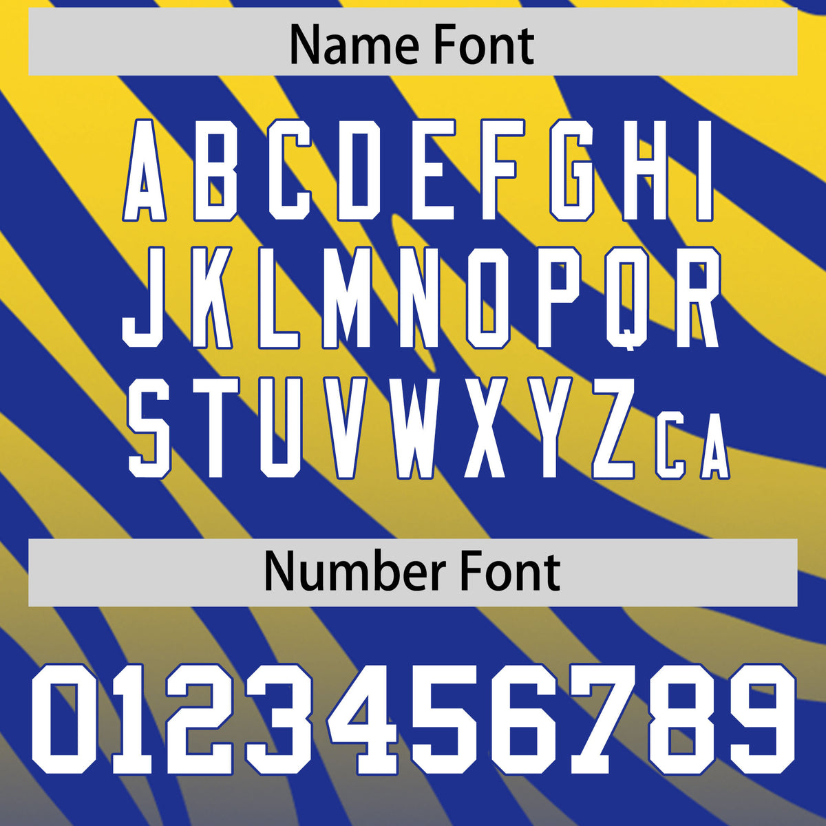 Custom Royal Gold Tiger Stripe Gradient Animal Print Personalized Team Shirt Baseball Jersey