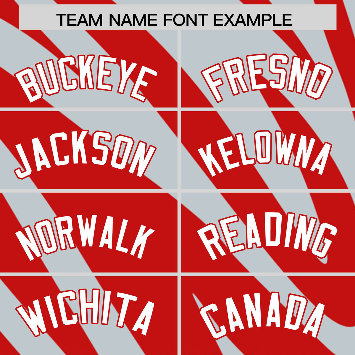 Custom Red Silver Tiger Stripe Gradient Animal Print Personalized Team Shirt Baseball Jersey