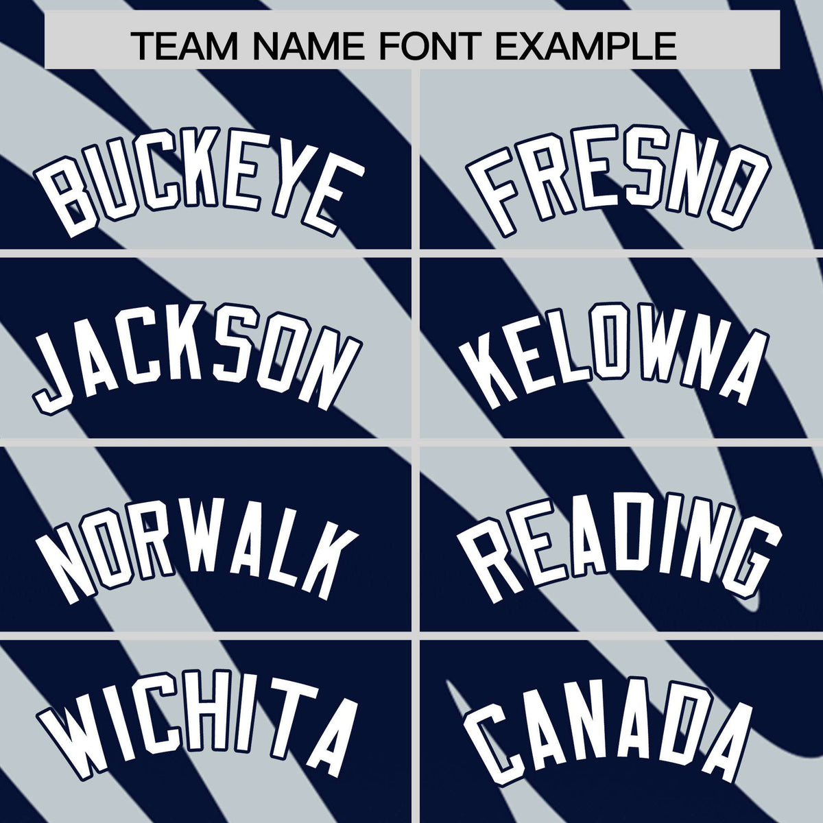 Custom Navy Silver Tiger Stripe Gradient Animal Print Personalized Team Shirt Baseball Jersey