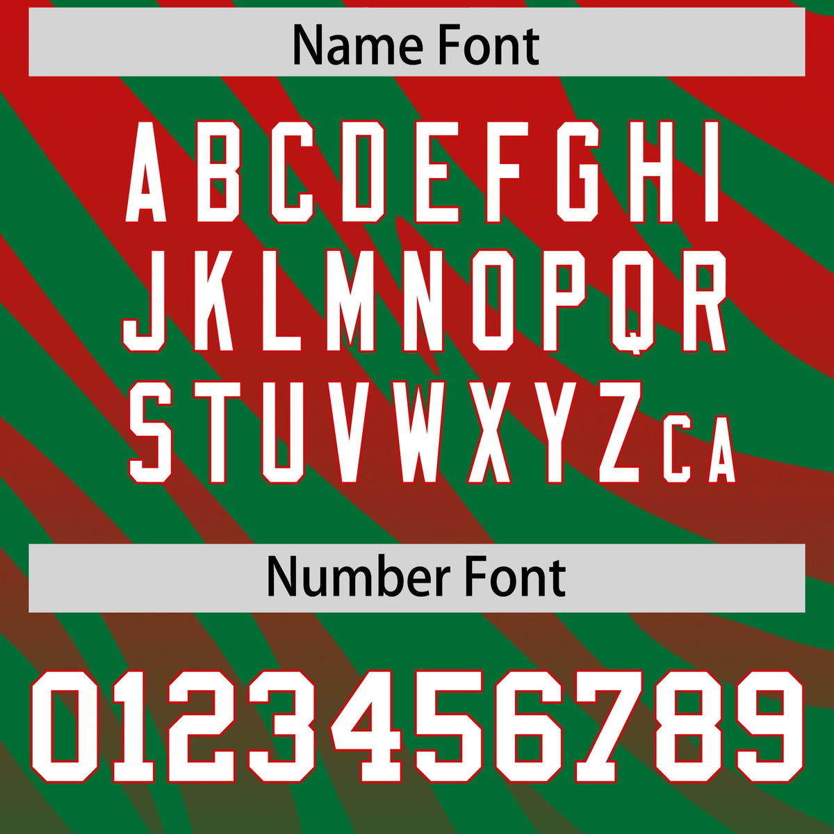 Custom Kelly Green Red Tiger Stripe Gradient Animal Print Personalized Team Shirt Baseball Jersey