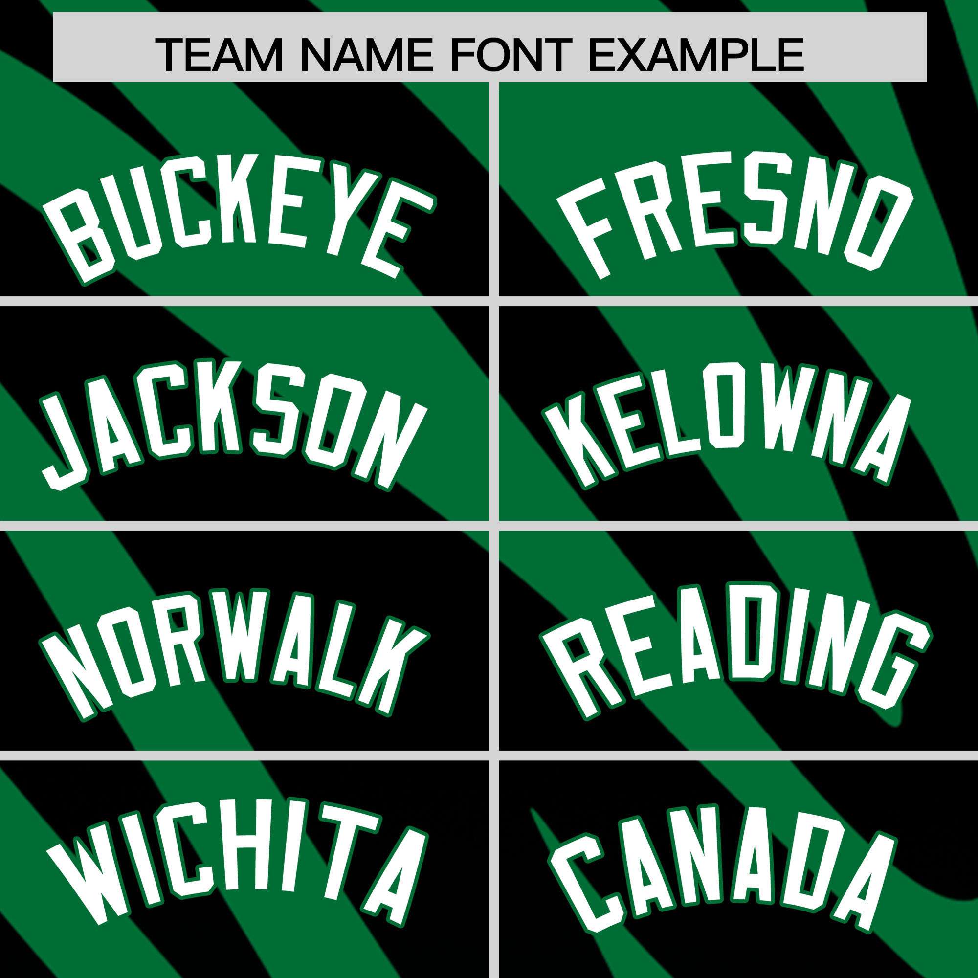 Custom Kelly Green Black Tiger Stripe Gradient Animal Print Personalized Team Shirt Baseball Jersey