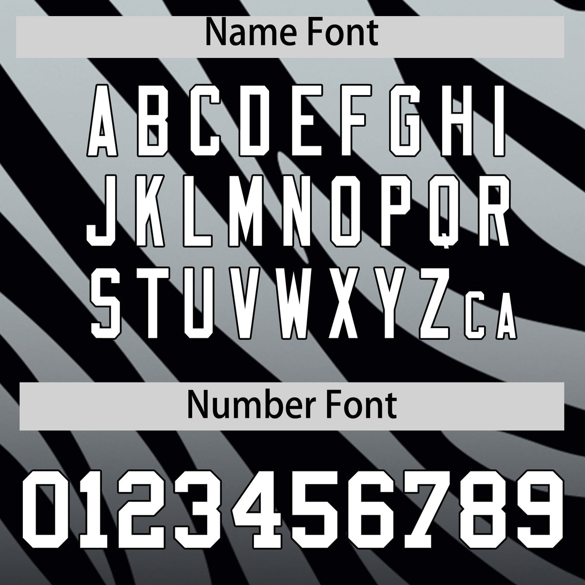 Custom Silver Black Tiger Stripe Gradient Animal Print Personalized Team Shirt Baseball Jersey