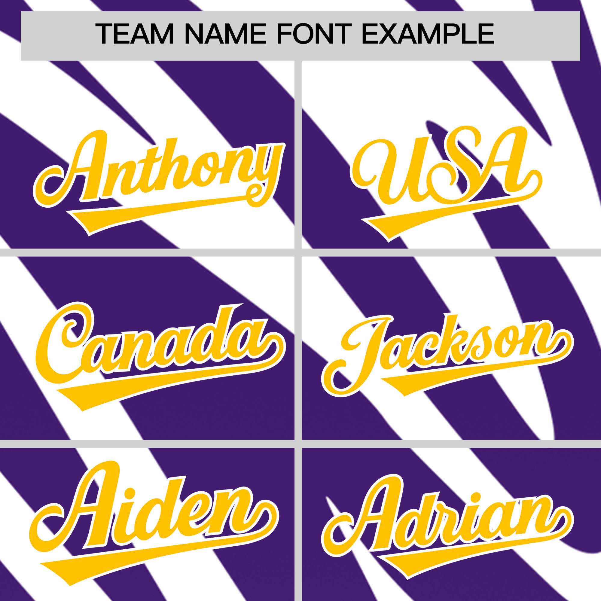 Custom Purple White Tiger Stripe Gradient Animal Print Personalized Team Shirt Baseball Jersey