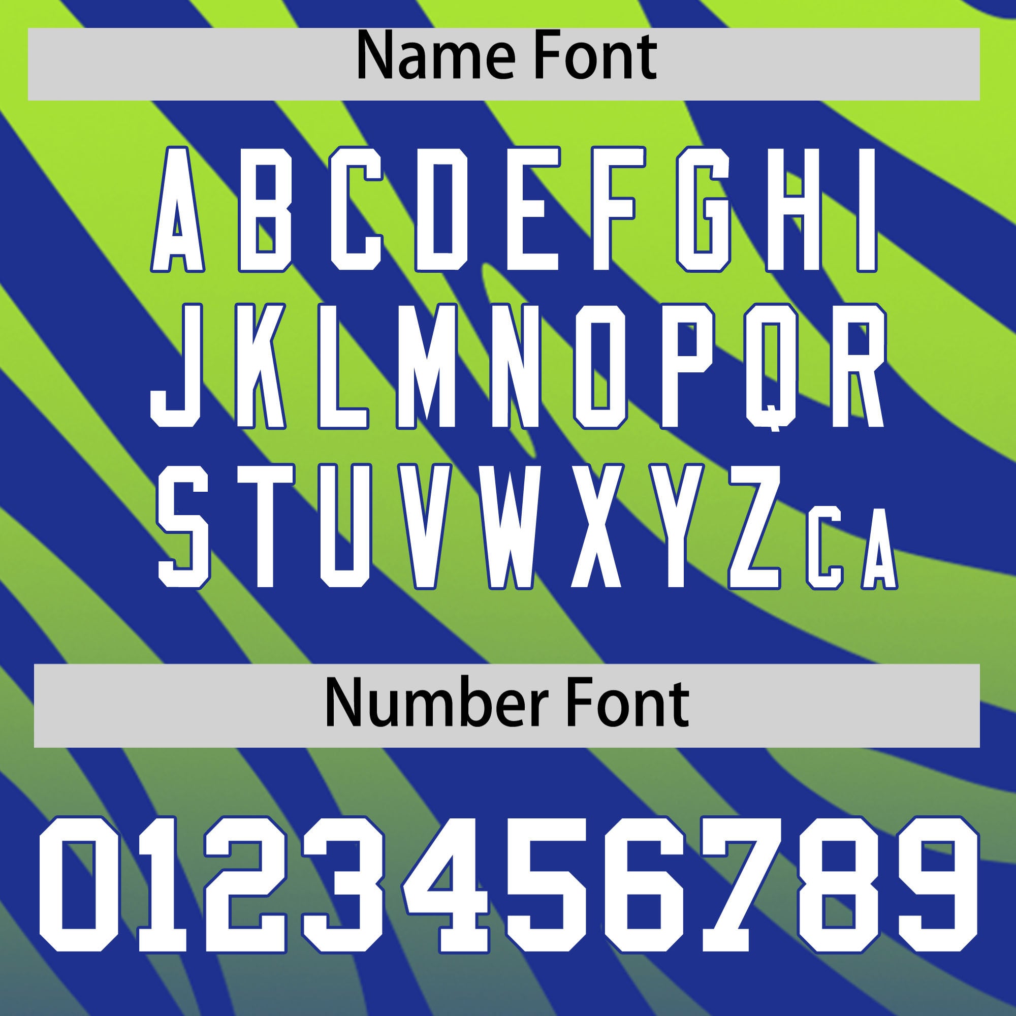 Custom Royal Neon Green Tiger Stripe Gradient Animal Print Personalized Team Shirt Baseball Jersey